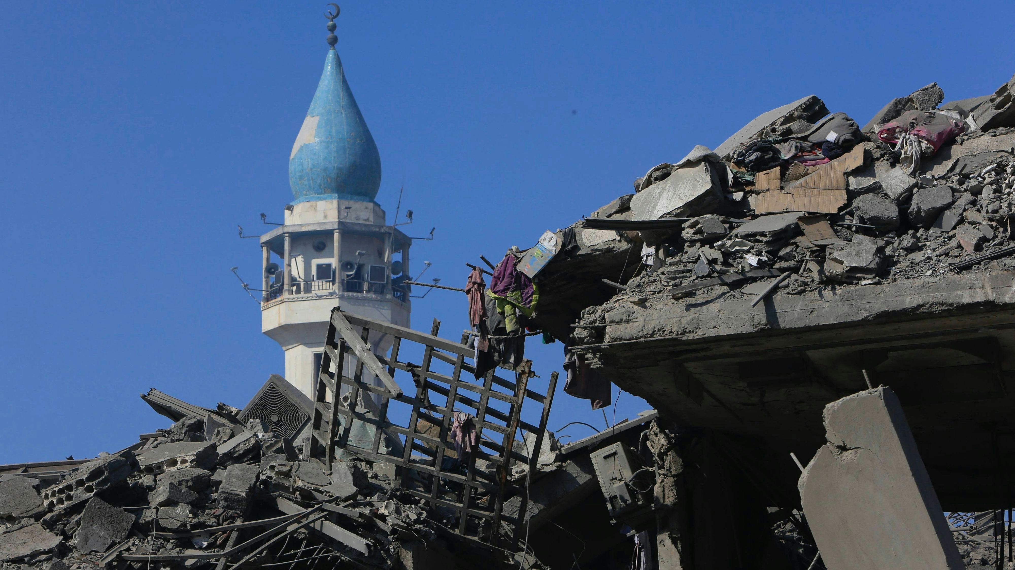 Die Angriffe auf Nabatieh habe auch historische Gebäude zerstört.