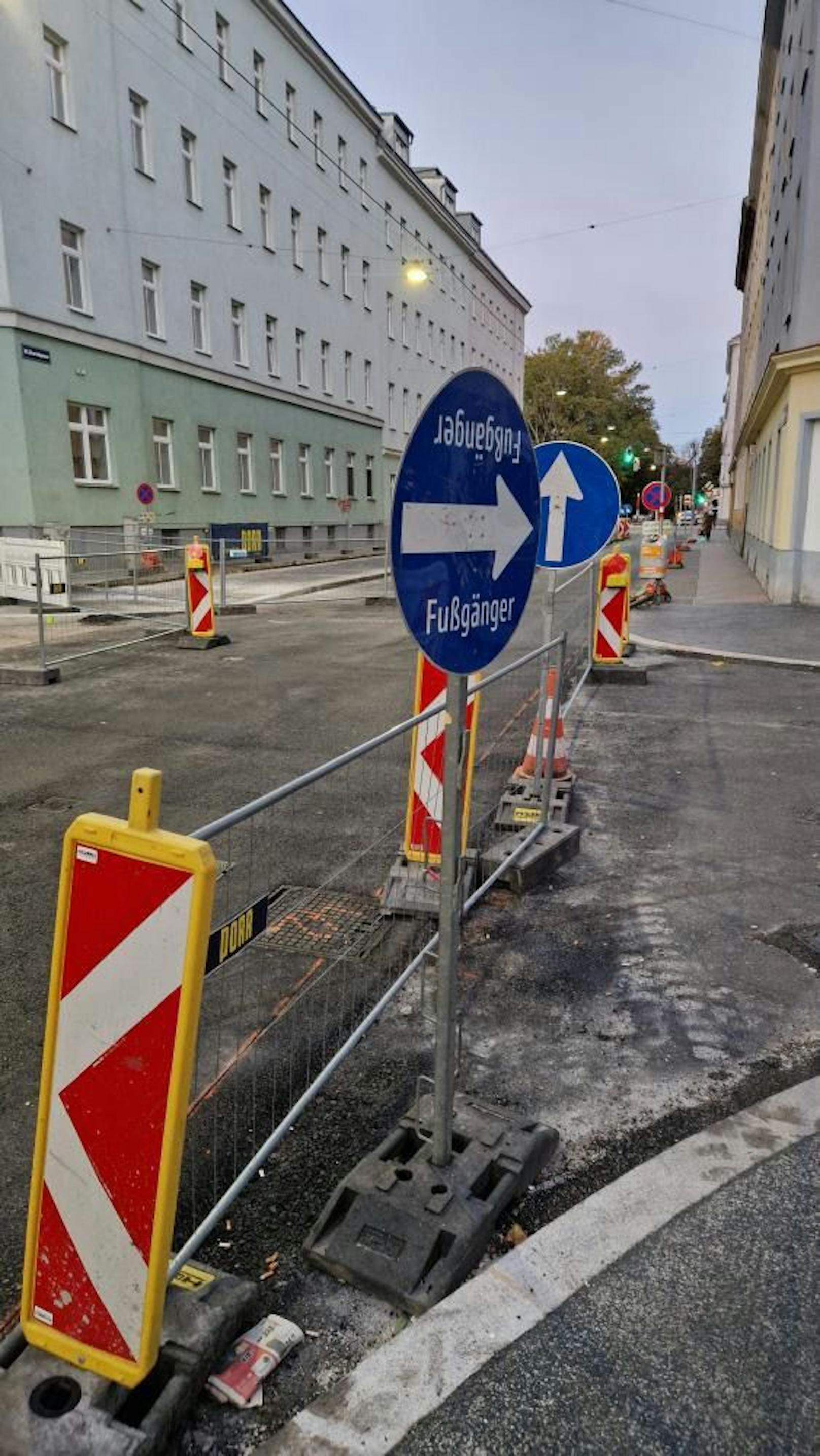 Die XXL-Baustelle geht vom Reumannplatz bis hin zur Laxenburger Straße.