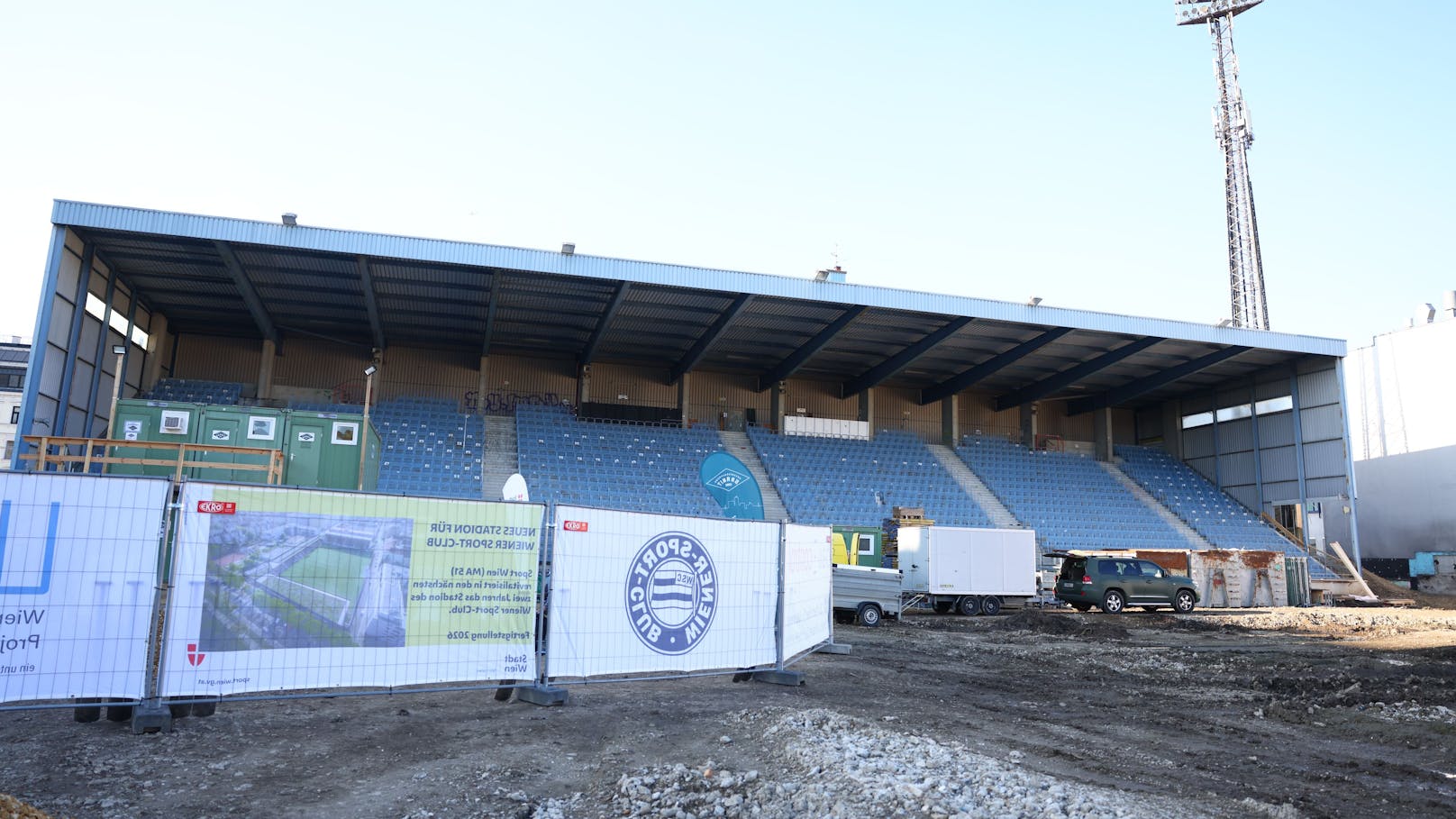 Endlich Baustart – Sportclub-Platz wird zur "Arena"