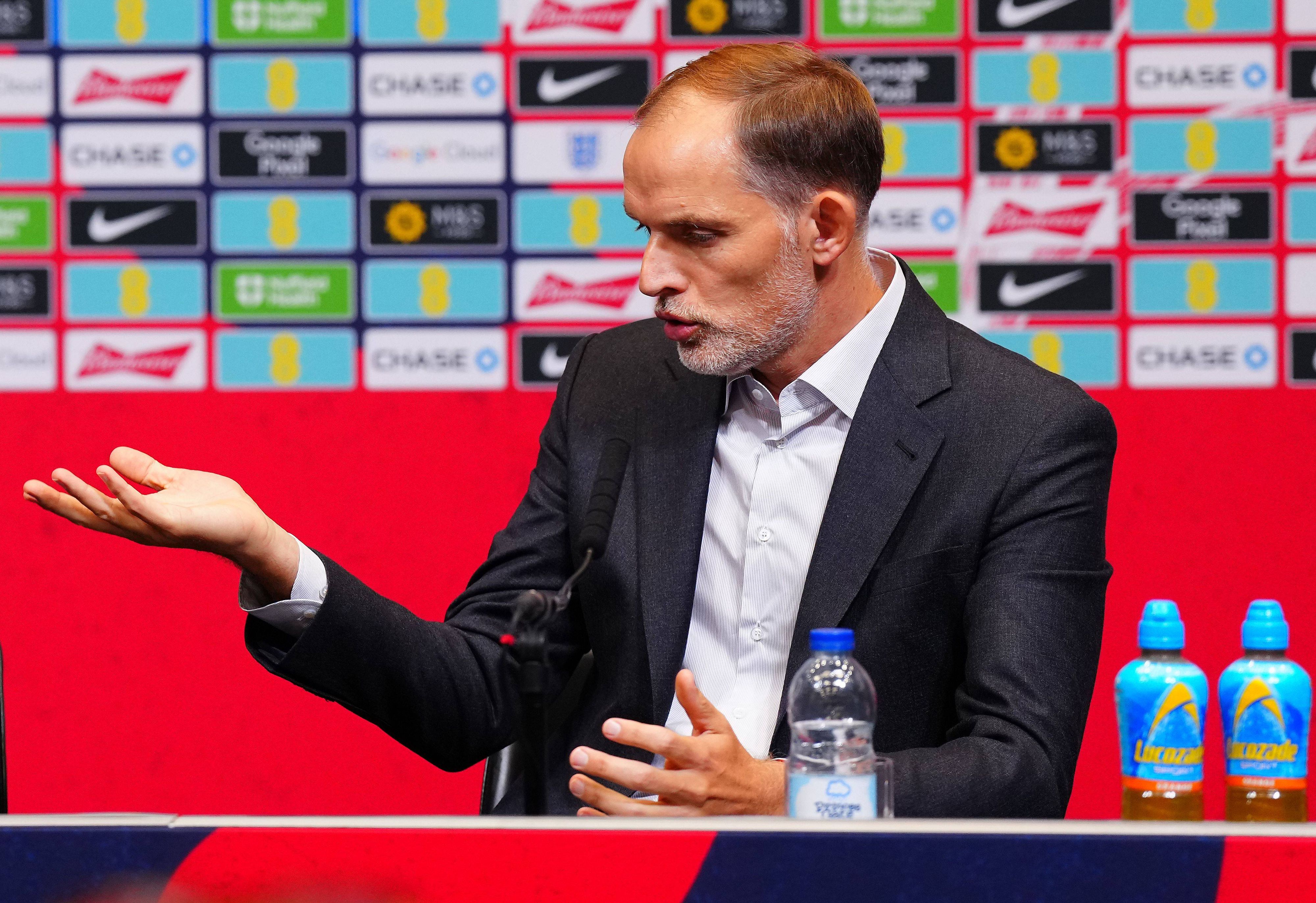 Thomas Tuchel ist englischer Teamchef. 