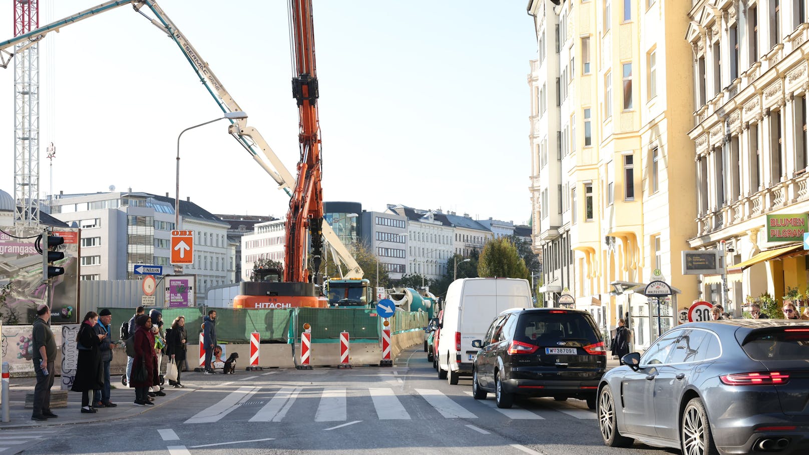 Auf Staus muss man sich bis Beendigung der Arbeiten einstellen