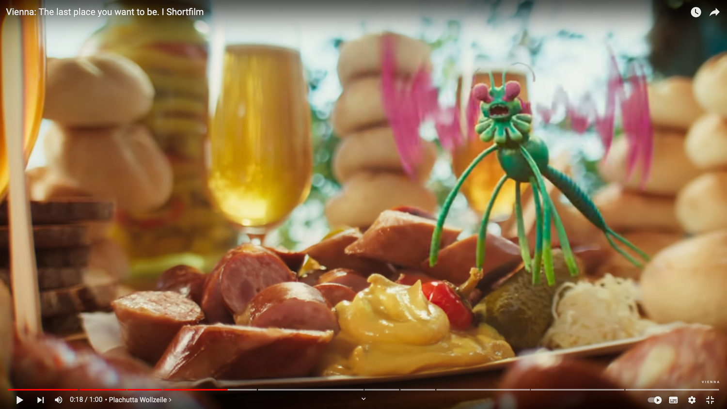 WienTourismus schickt für ein Werbevideo eine Eintagsfliege auf eine Reise durch Wien.