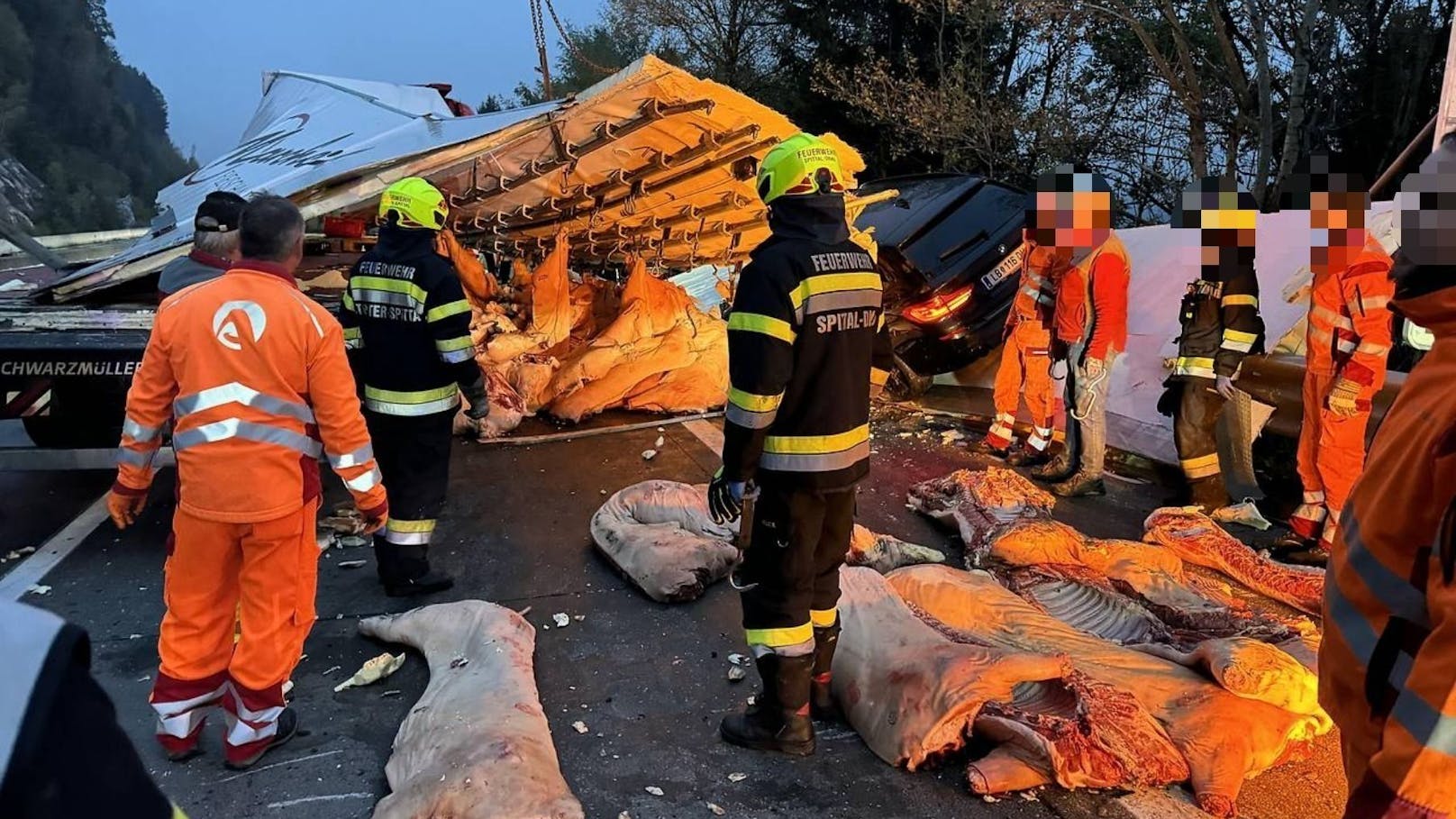 Zahlreiche Einsatzkräfte standen im Großeinsatz