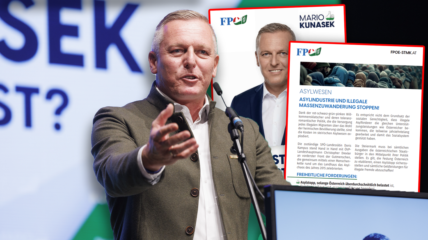 Am Donnerstag präsentierte FPÖ-Spitzenkandidat Mario Kunasek sein Wahlprogramm für die Steiermark.