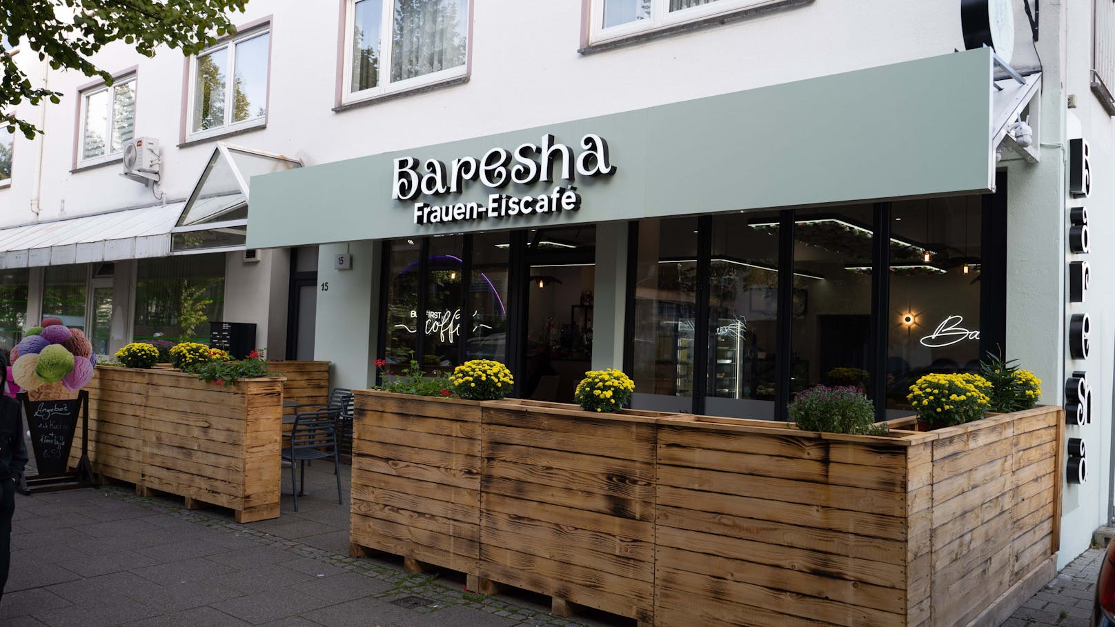 Das "Baresha" in Bremen-Gröpelingen bietet rund 30 Sitzplätze.