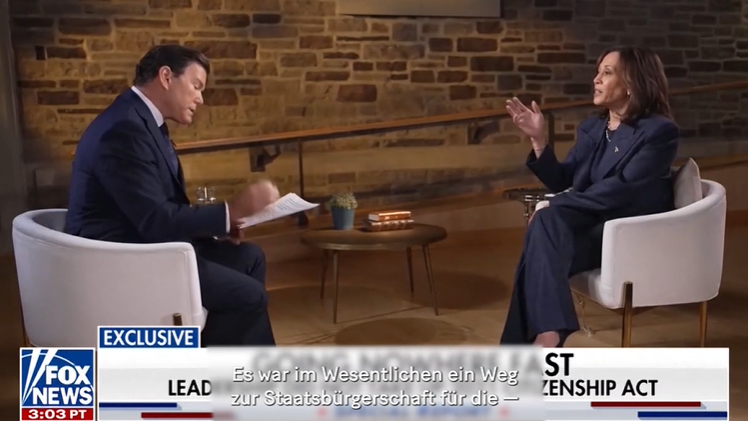 Heute.at - Kamala Harris ermahnt Moderator gleich mehrfach