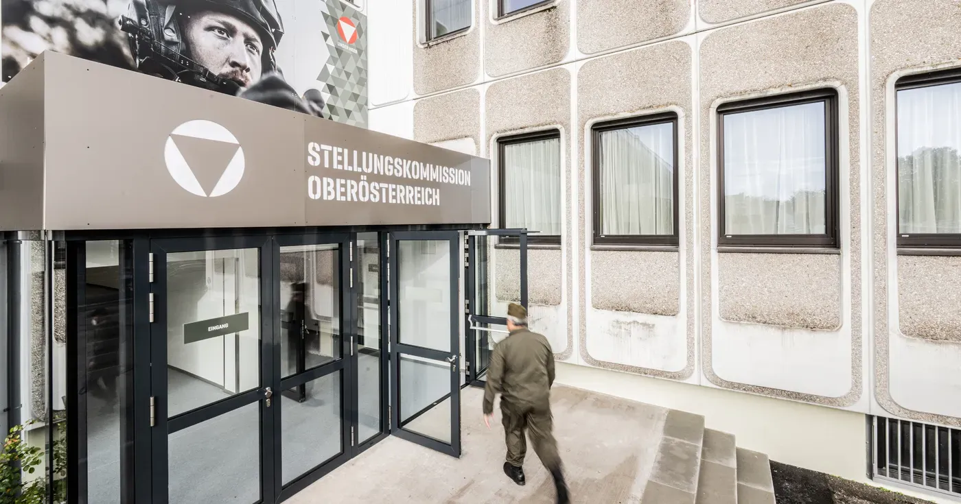 Die Stellungskommission in der Garnisonstraße wurde geräumt. 