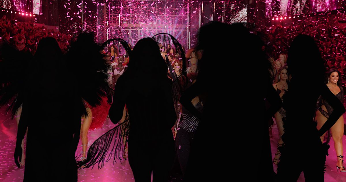 Das Comeback der Megashow wurde auch zu einem Comeback von vier Supermodels.