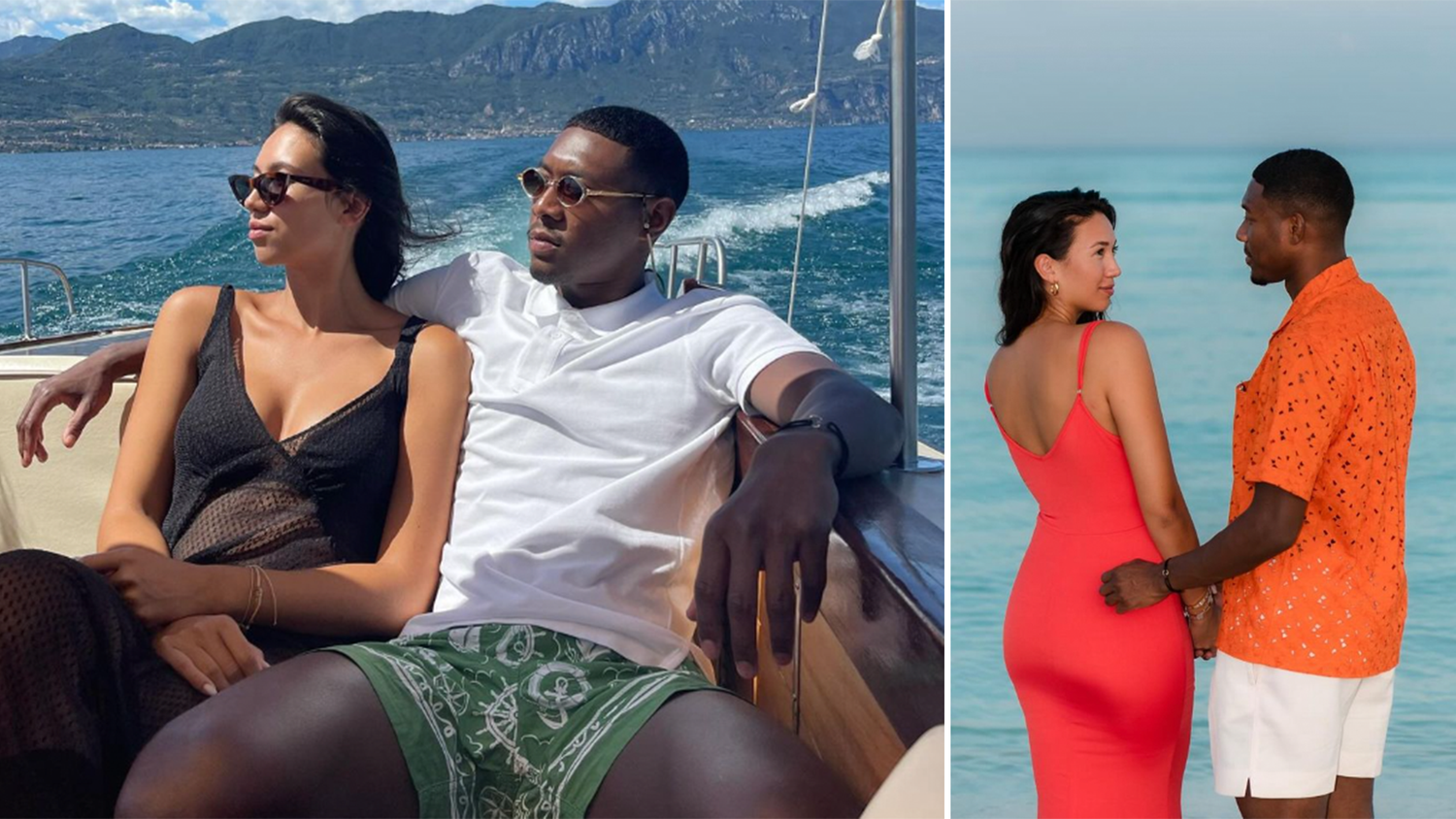 David Alaba und Shalimar Heppner