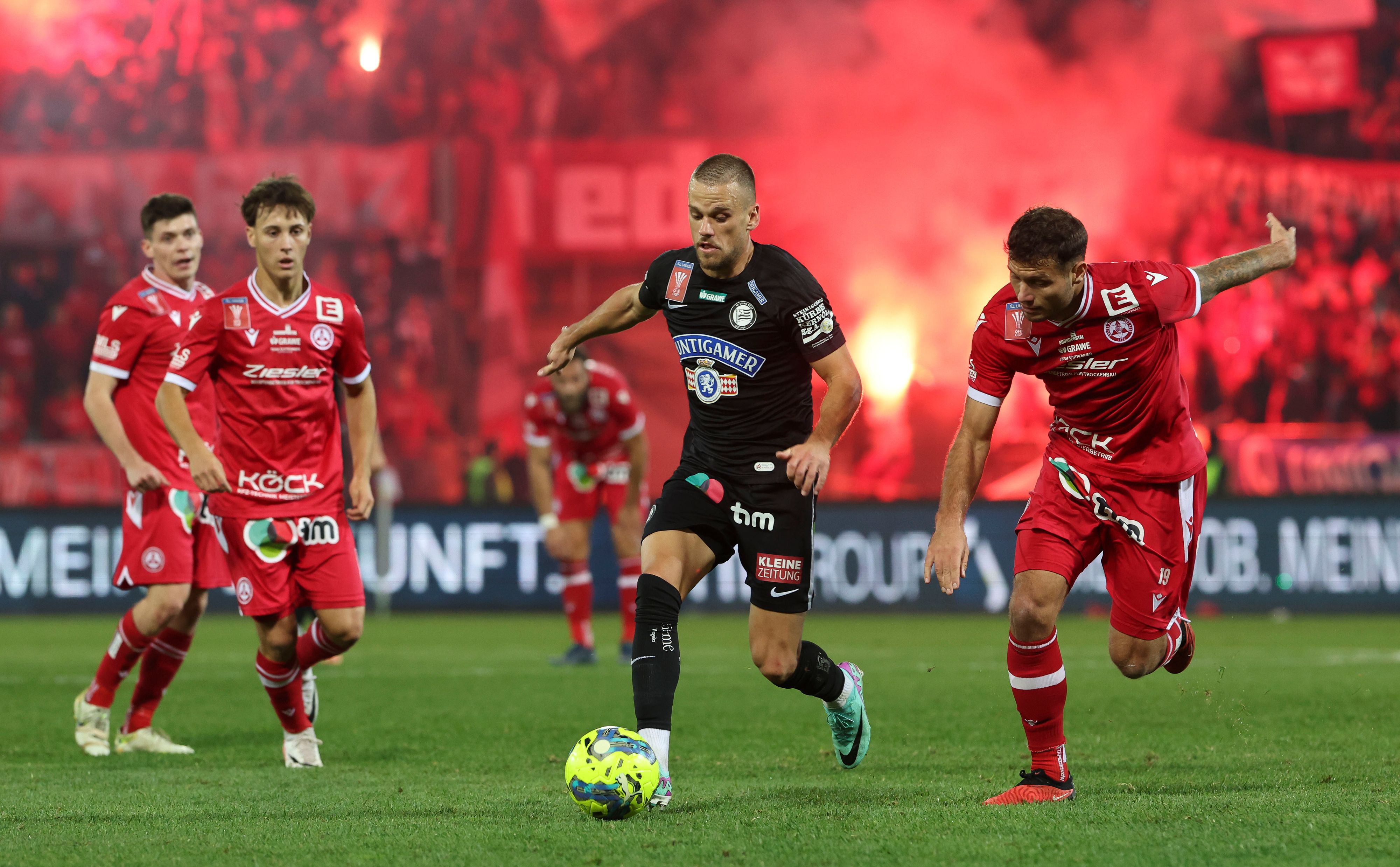 Im Cup trafen die beiden Grazer Vereine in den letzten beiden Jahren aufeinander.