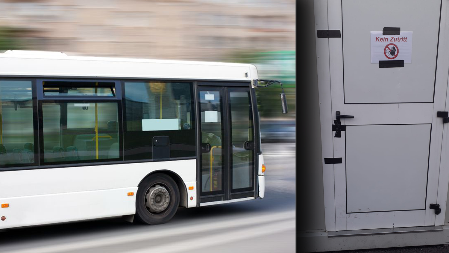 In einem Postbus-Pausenraum in Gänserndorf sind die Toiletten gesperrt. Ein Busfahrer hat kein Verständnis.