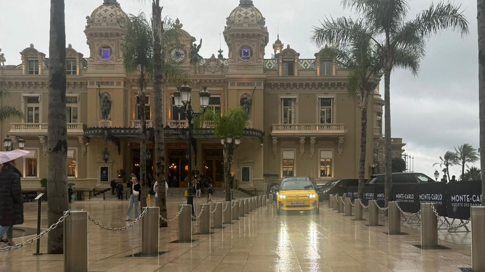 Auch vor dem Casino in Monaco