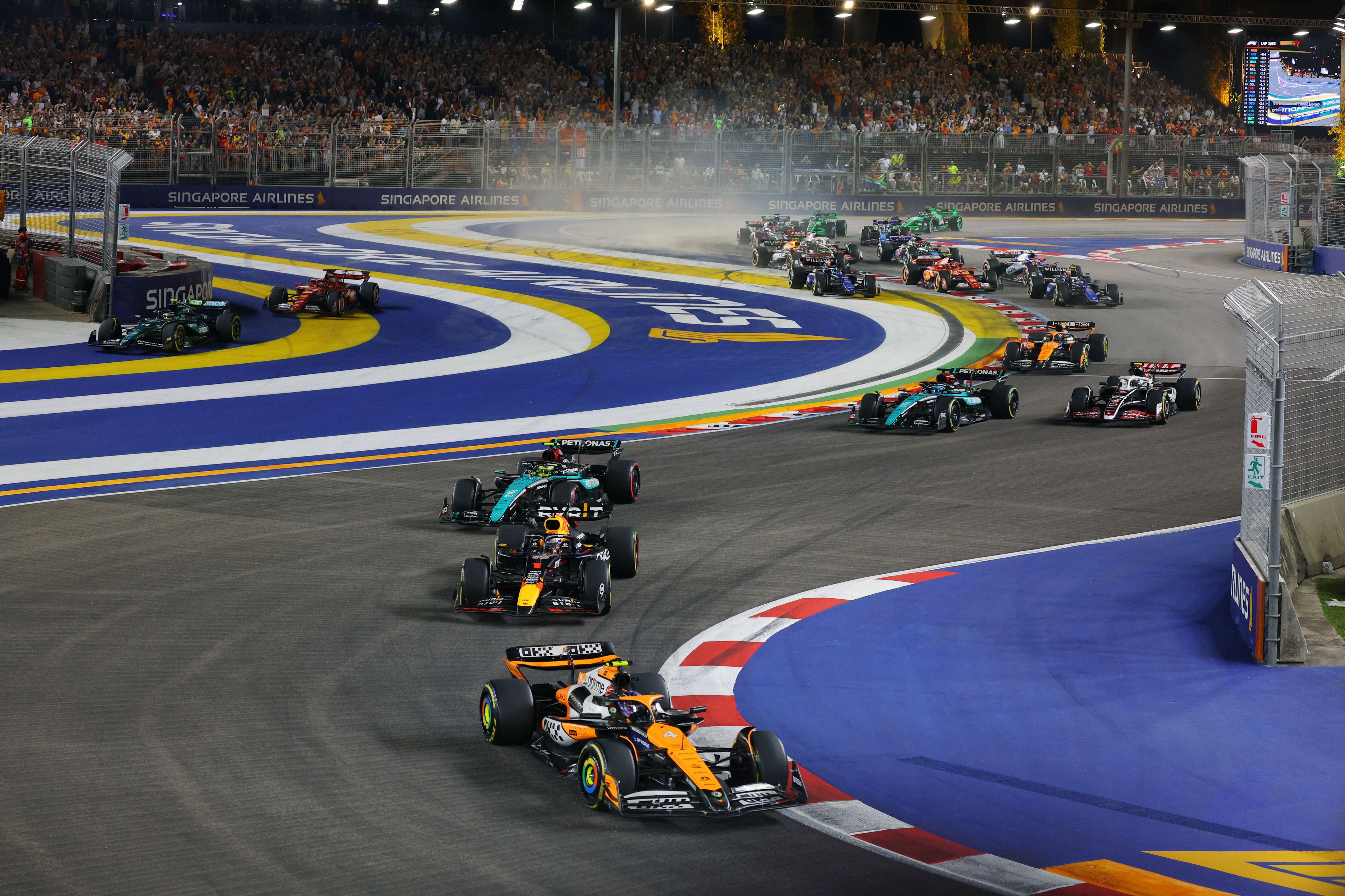 Der spannende WM-Kampf zwischen Lando Norris und Max Verstappen. 