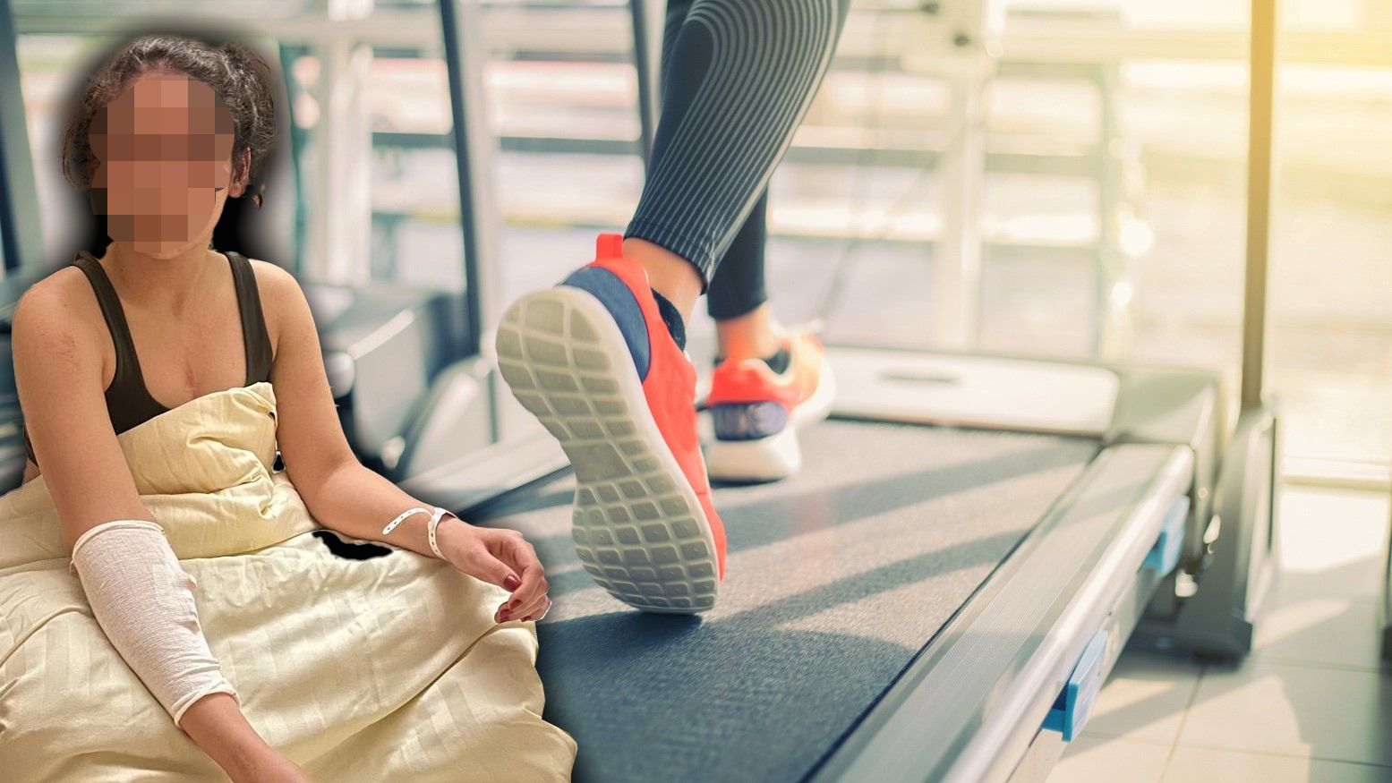 Hala wurde in einem Fitnessstudio verprügelt. Ihre Freundin zeichnete die Tat mit dem Handy auf.