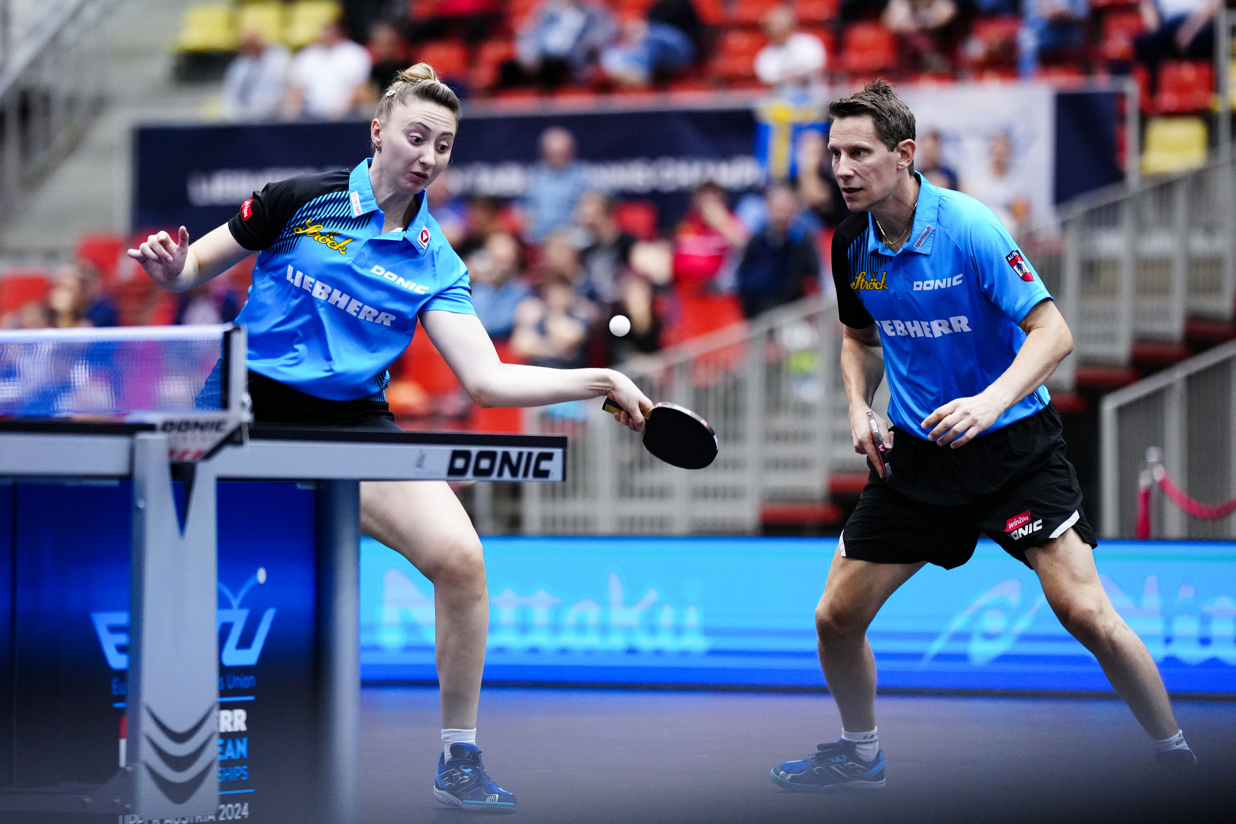 Sofia Polcanova und Robert Gardos. 