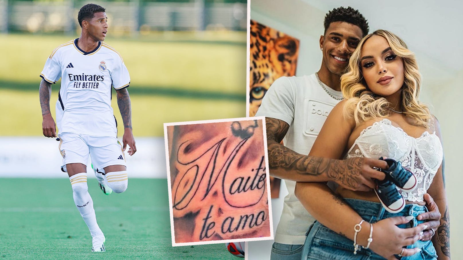 Tattoo von Tochter, aber Fußball-Star nicht der Vater