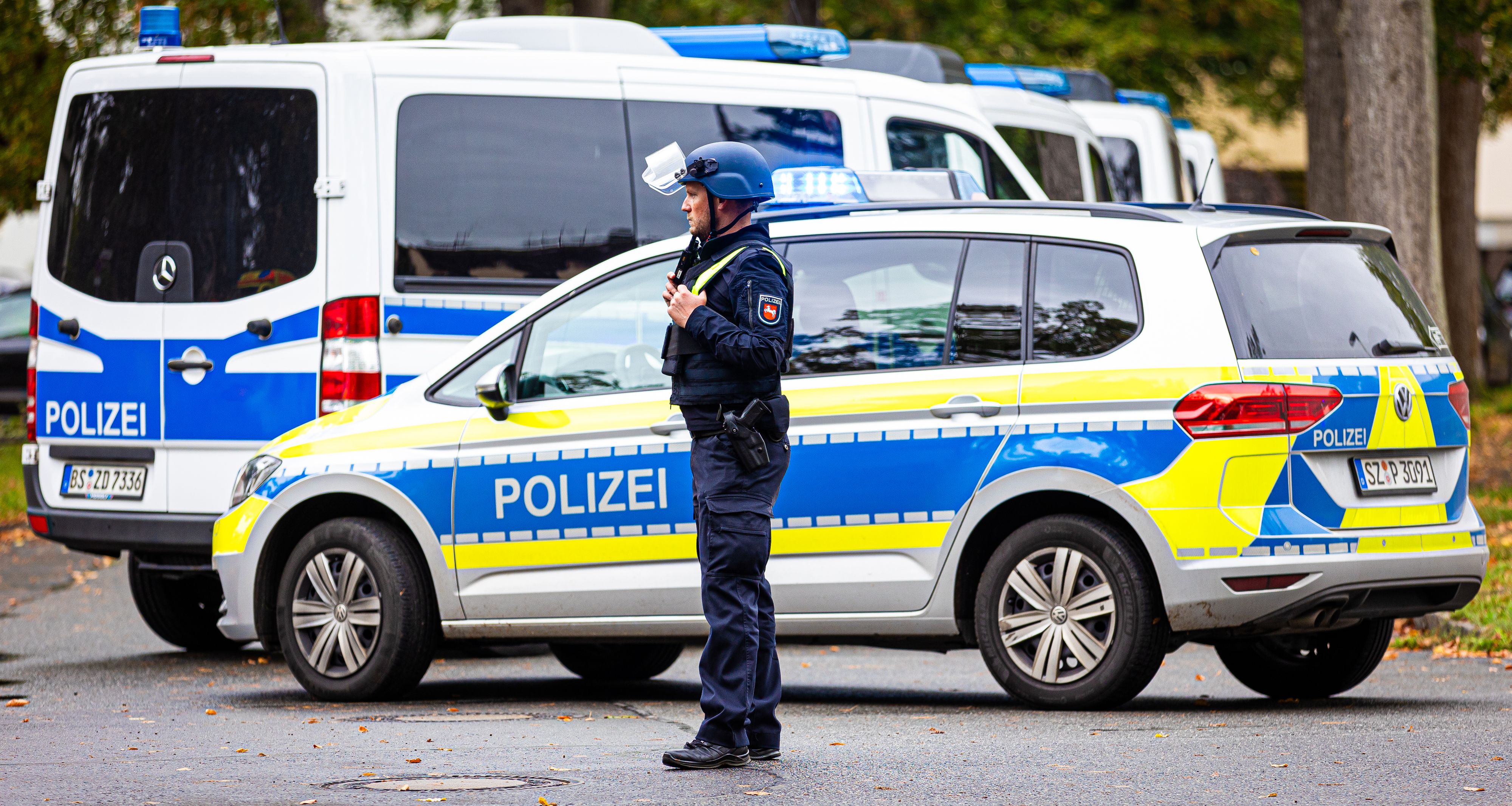 Polizeieinsatz in Peine (Deutschland, Symbolfoto)