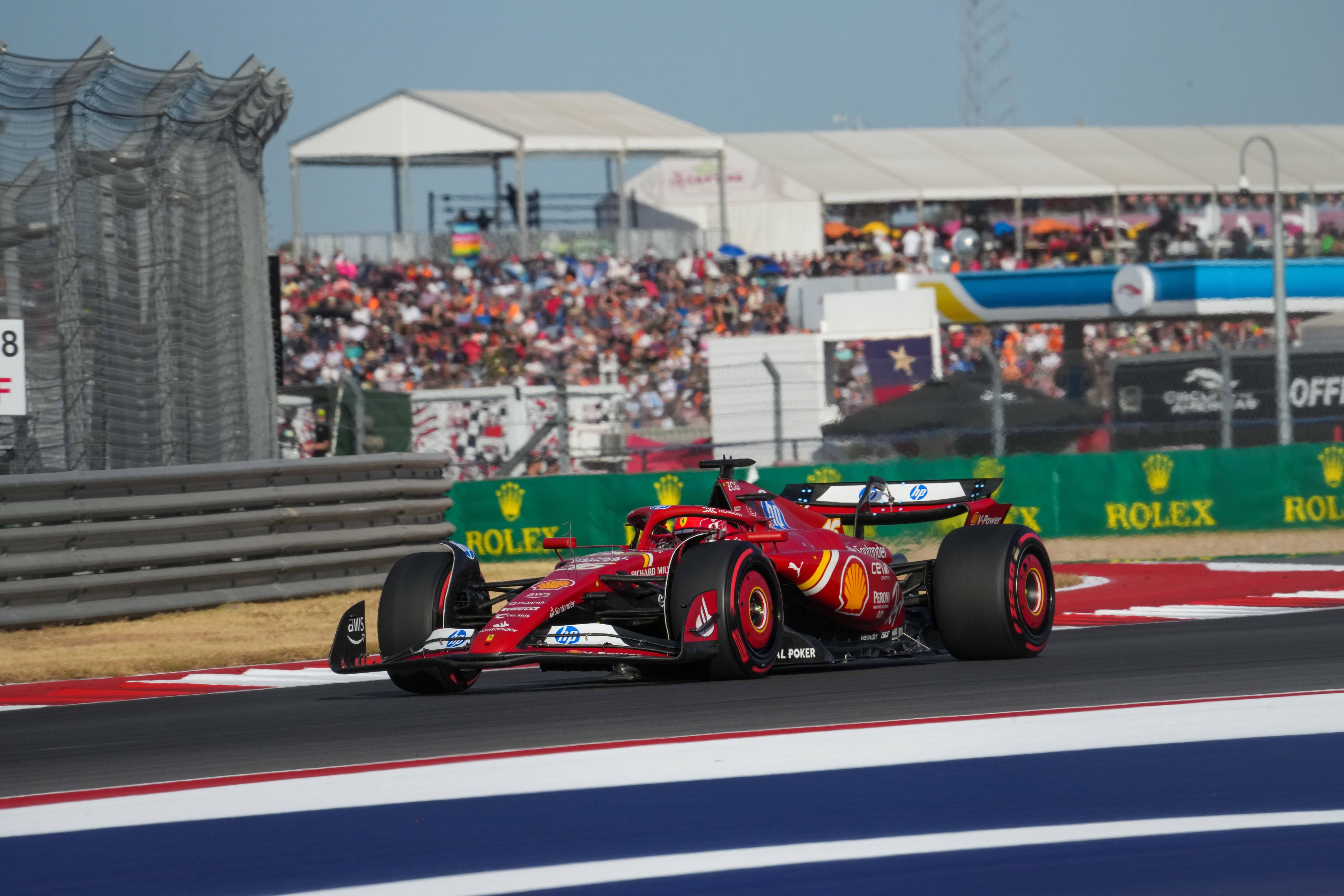 Charles Leclerc gewann in Texas.