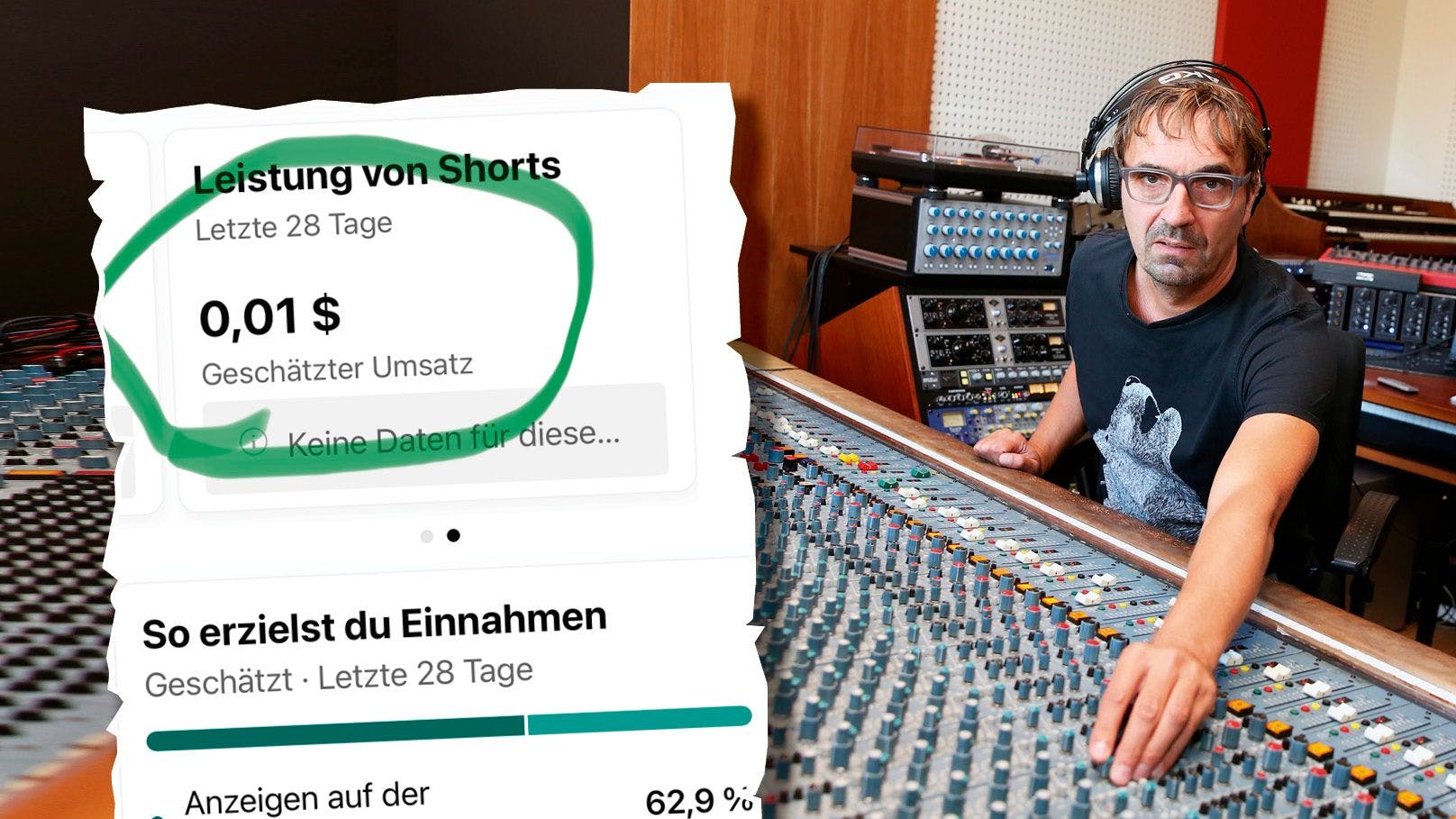 Musikstar sauer – "Verdiene für 8 Mio. Streams 1 Cent!"