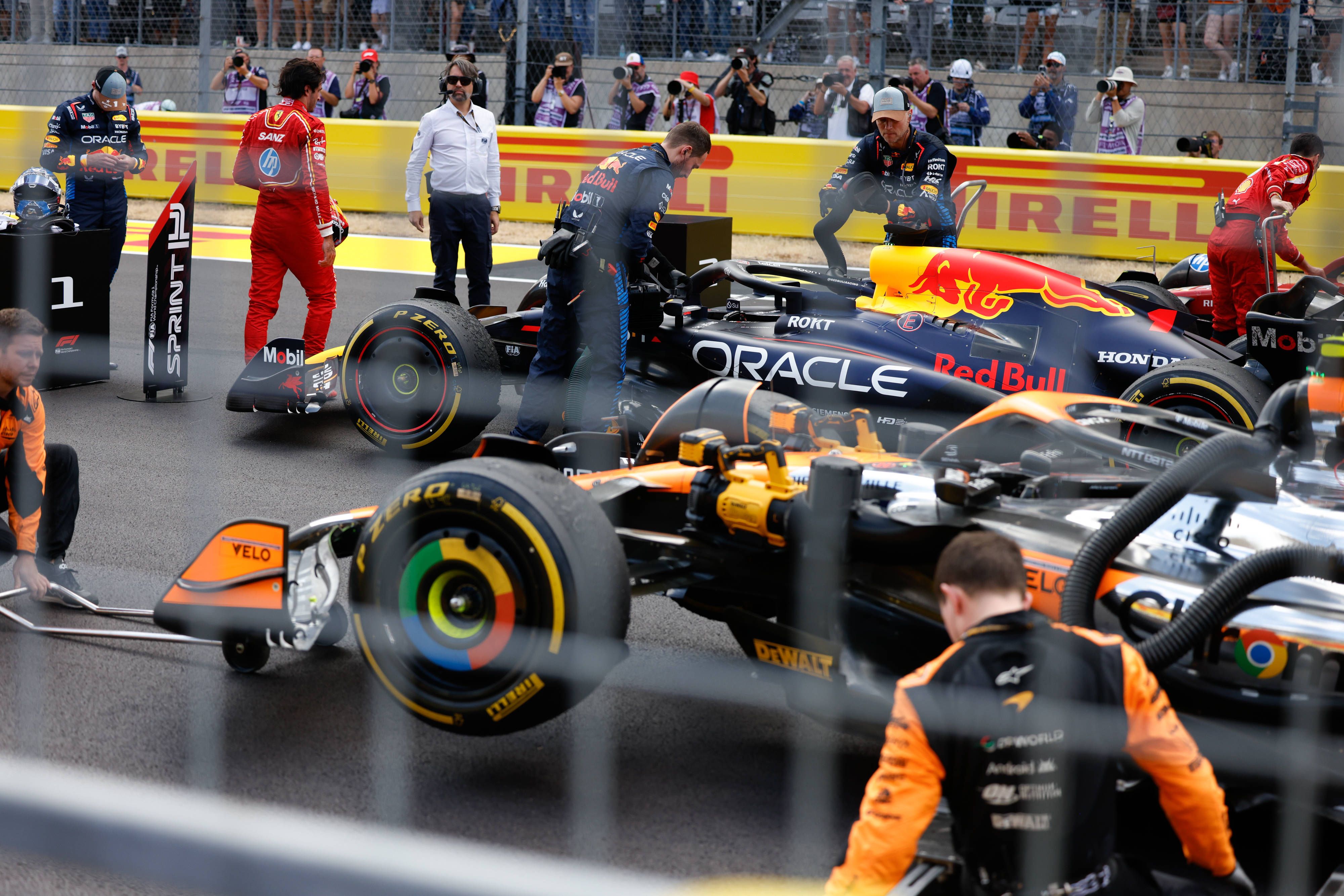 Verstappen hatte im Sprint die Nase vorne, Norris im Qualifying.
