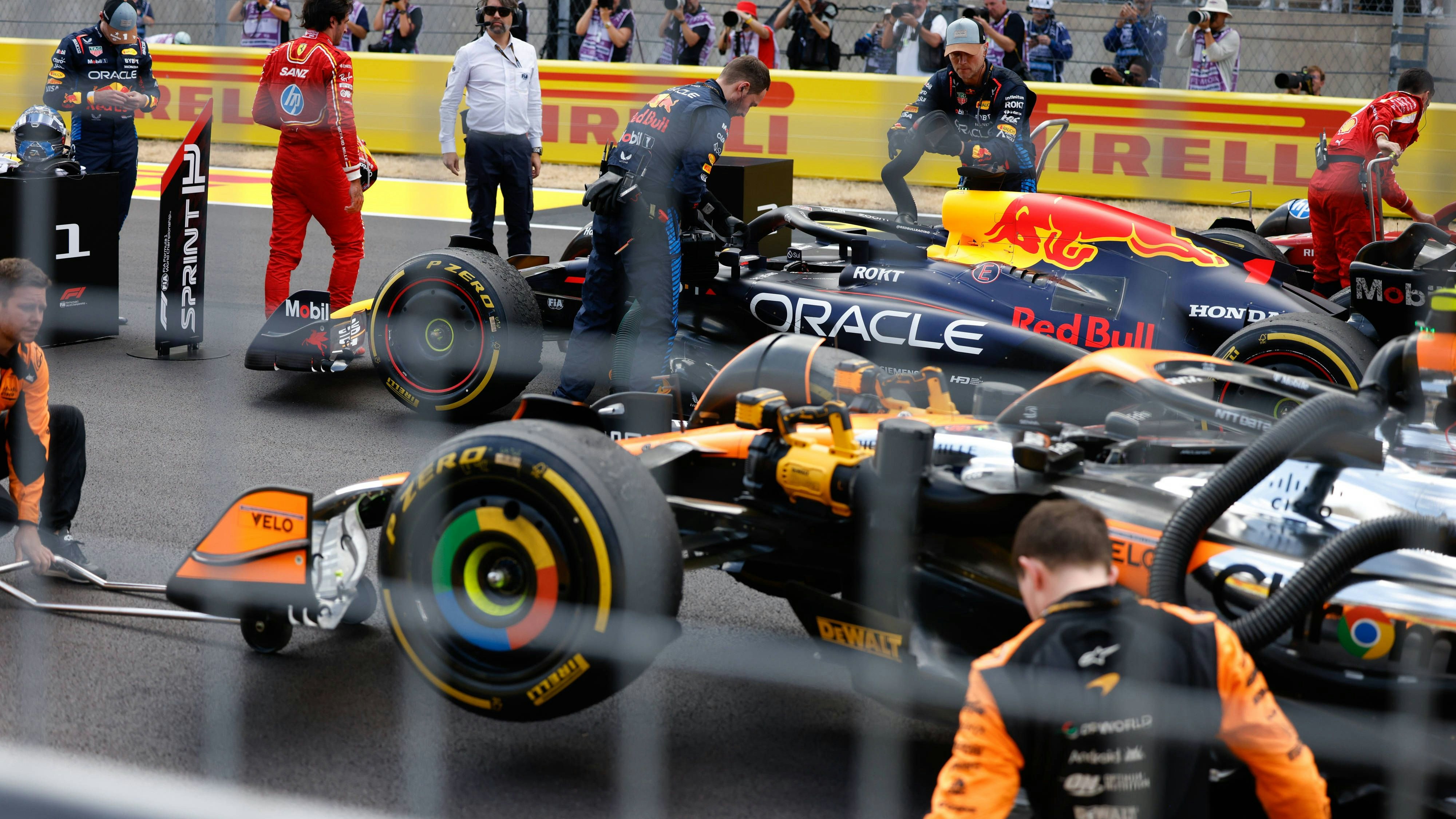 Verstappen hatte im Sprint die Nase vorne, Norris im Qualifying.