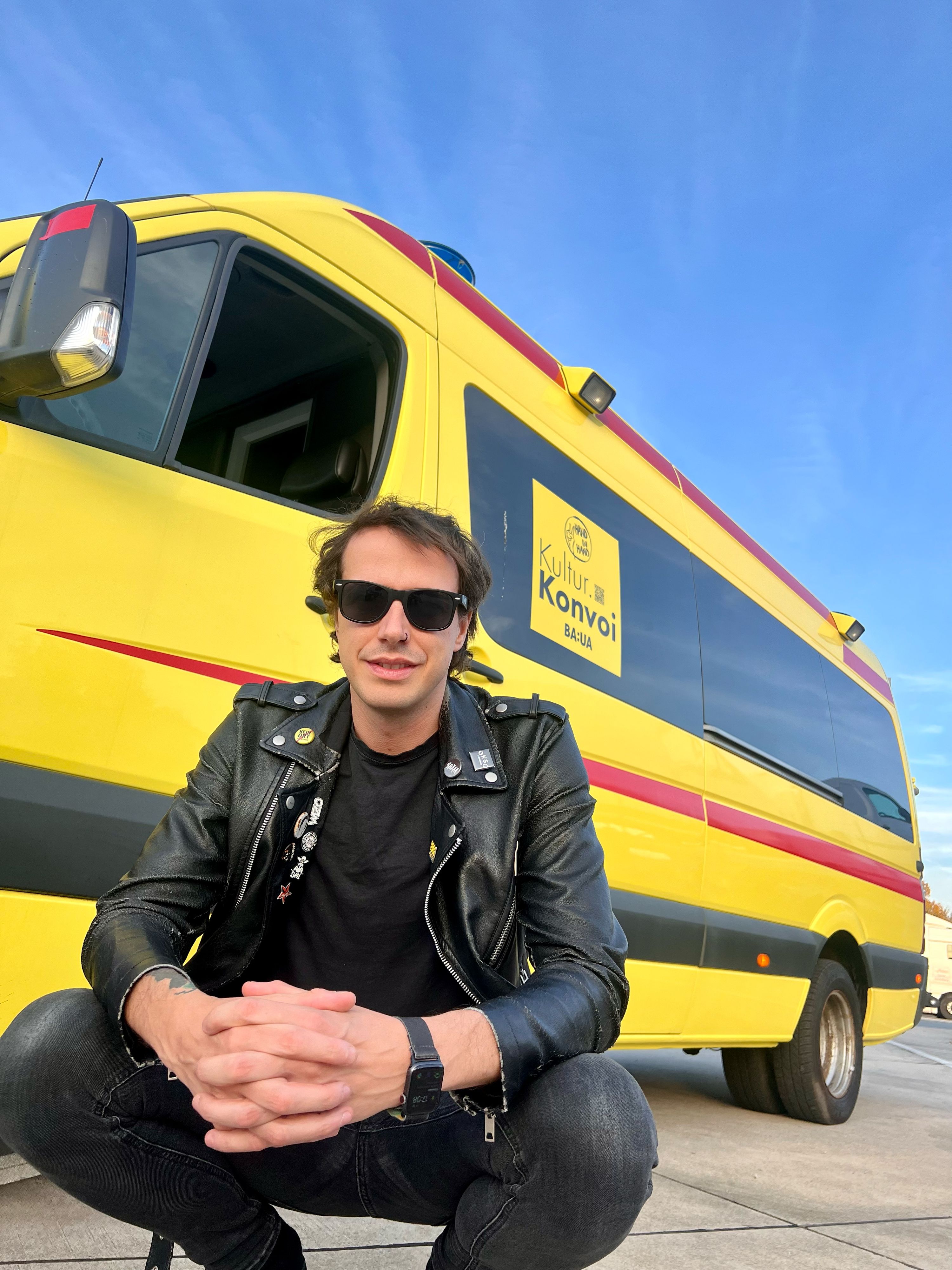 Marco Pogo machte sich auf den Weg in die Ukraine, um zu helfen