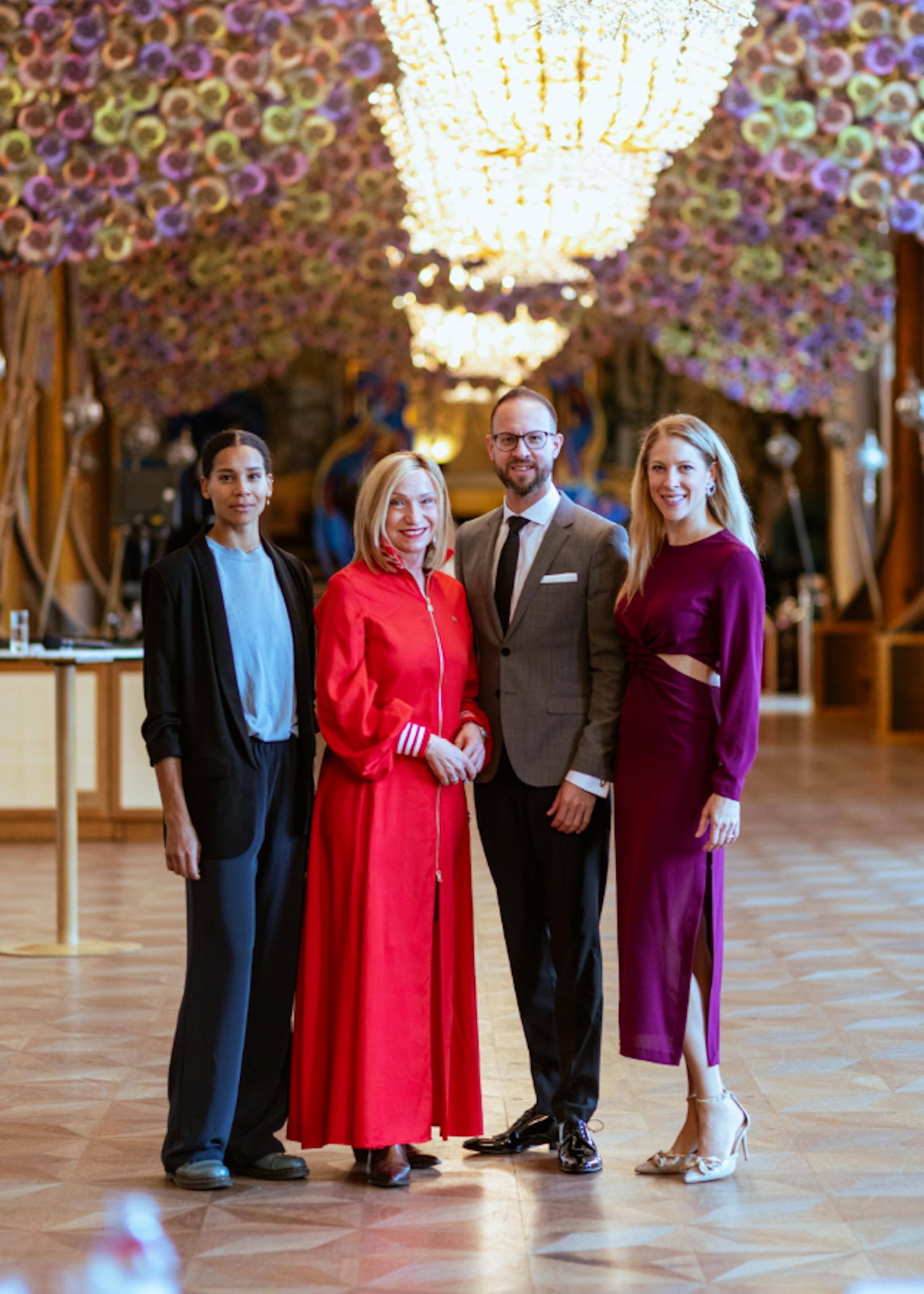 Die Jury mit Rebecca Horner, Susanna Athanasiadis, Christoph Santner und Maria Angelini-Santner