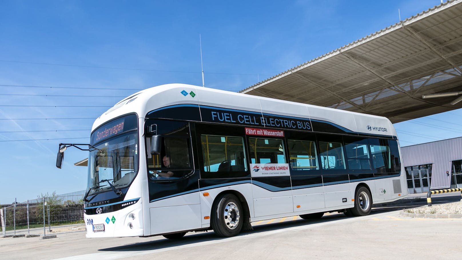 Wiener Linien starten neuen Test mit Wasserstoffbussen