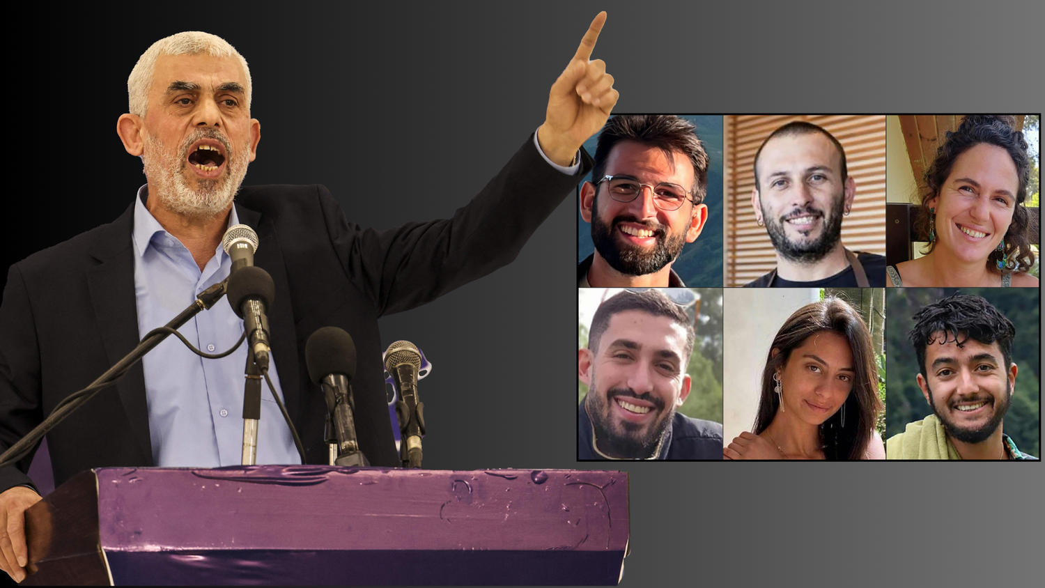 Hamas-Boss Sinwar missbrauchte sechs israelische Geiseln monatelang als menschliche Schutzschilde in seinem Terror-Tunnel.