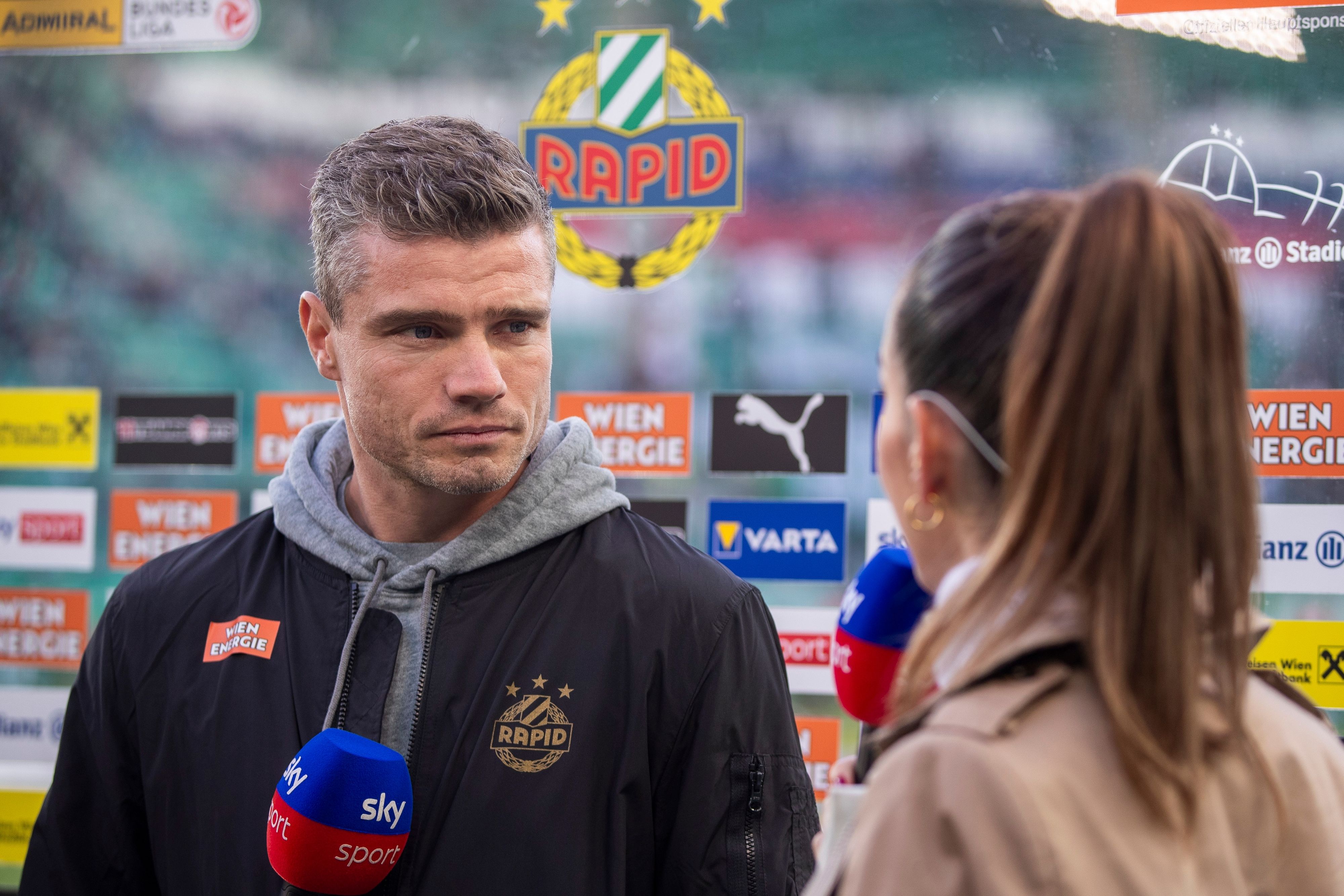 Rapid-Coach Robert Klauß im Sky-Interview.