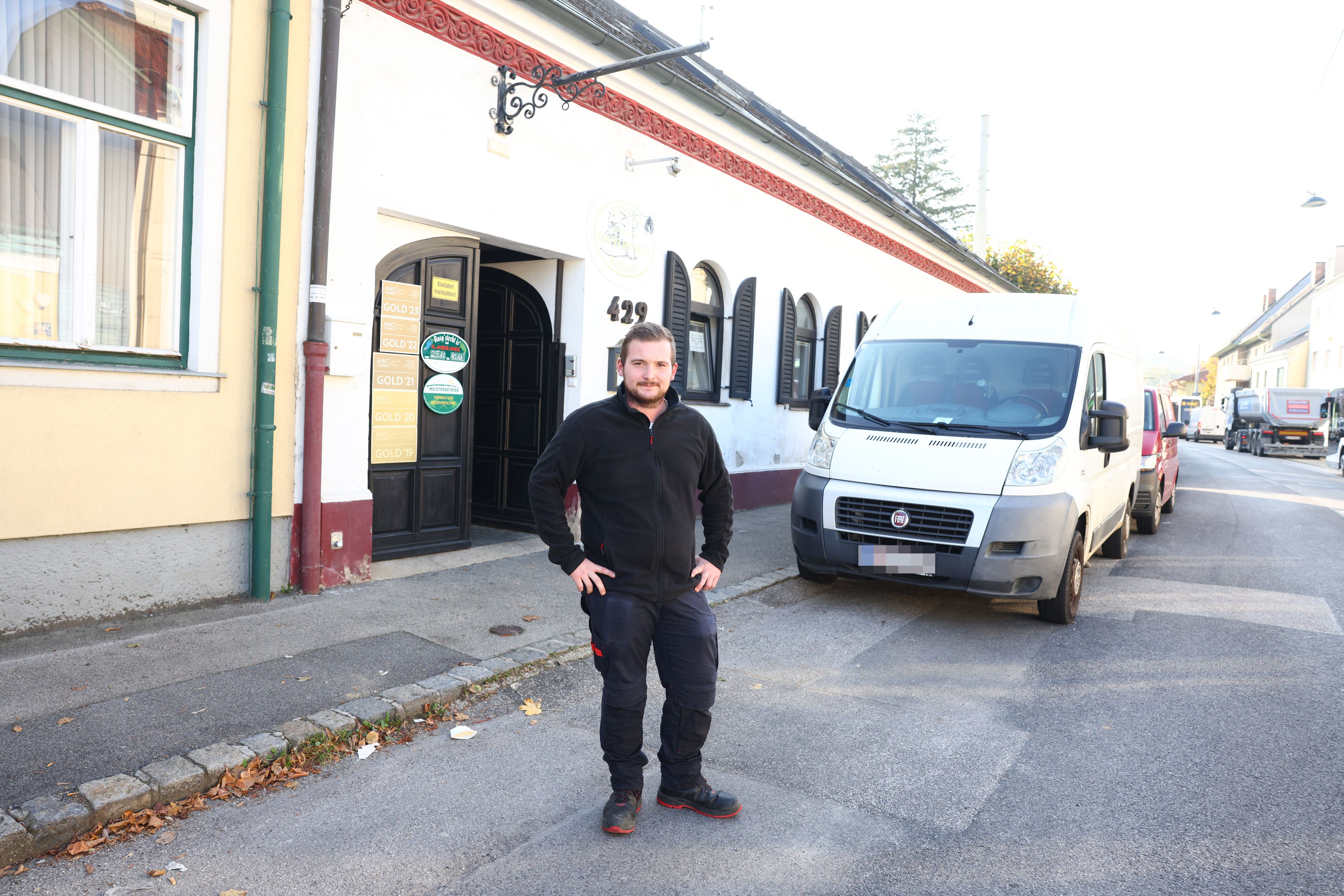 Mathias Beranek befürchtet aufgrund der Gleisbauarbeiten Umsatzeinbußen.