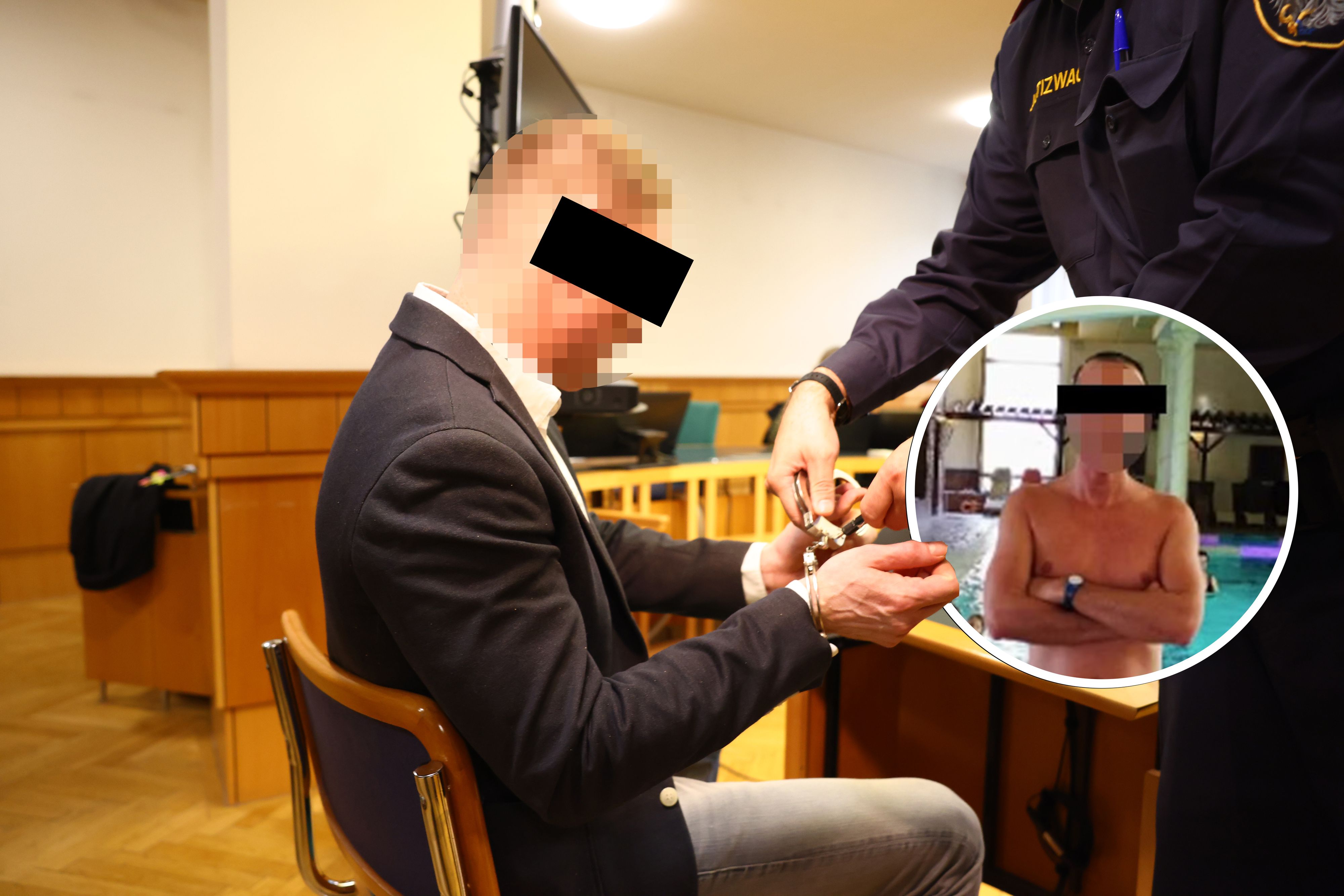 Der schon oft inhaftierte Angeklagte bewahrte den frisch eingelieferten Axt-Killer vor dem Tod.