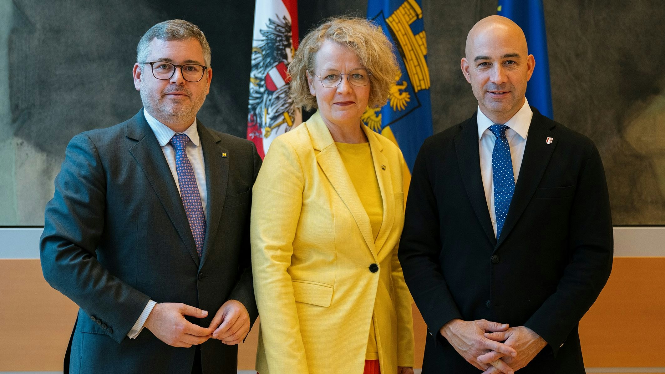 Ludwig Schleritzko, Christiane Teschl-Hofmeister und Christoph Luisser