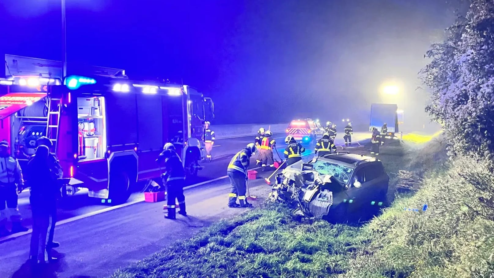 Einsatz auf der A1! Massen-Crash auf der Westautobahn