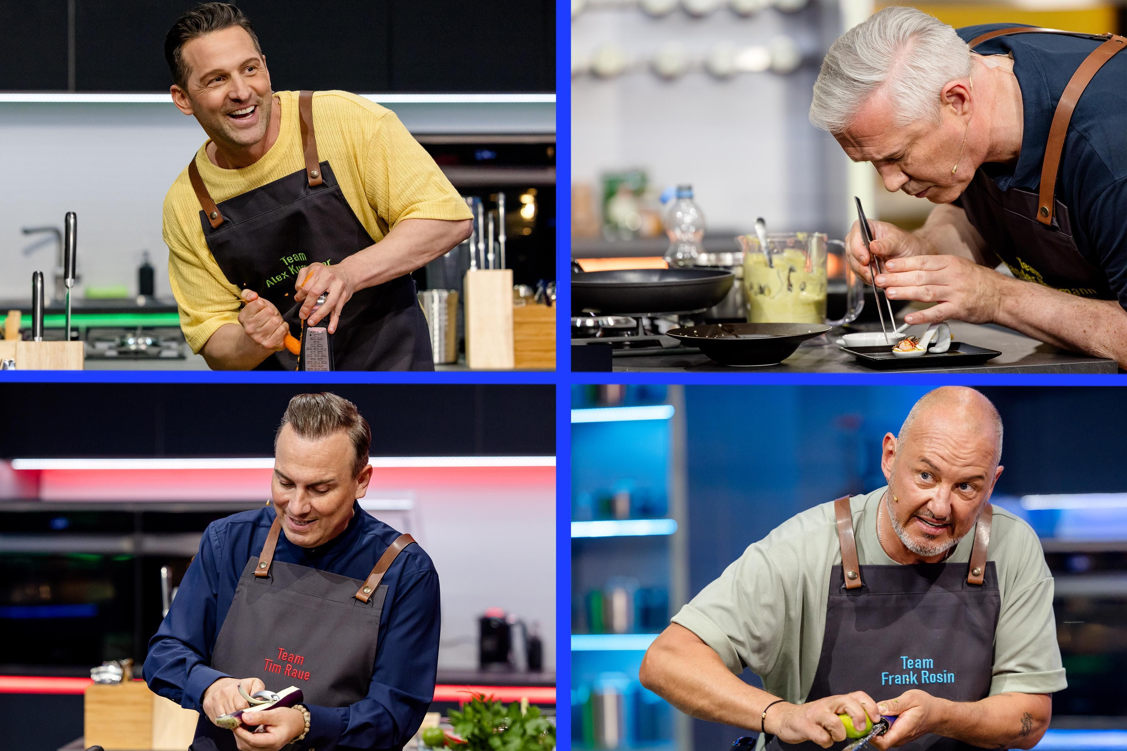 Alexander Kumptner, Alexander Herrmann, Tim Raue und Frank Rosin