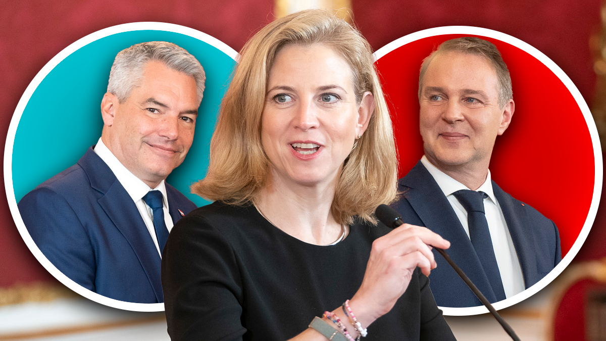 Beate Meinl-Reisinger wäre mit ihren NEOS gerne Teil einer ÖVP-SPÖ-Koalition.