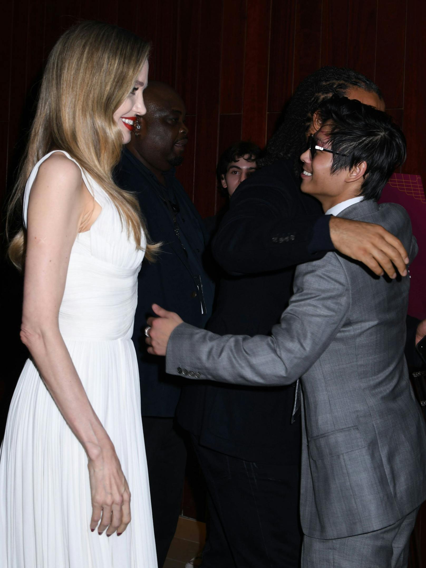 Angelina Jolie, Akala und Pax Thien Jolie-Pitt beim 62. New York Film Festival im September 2024.