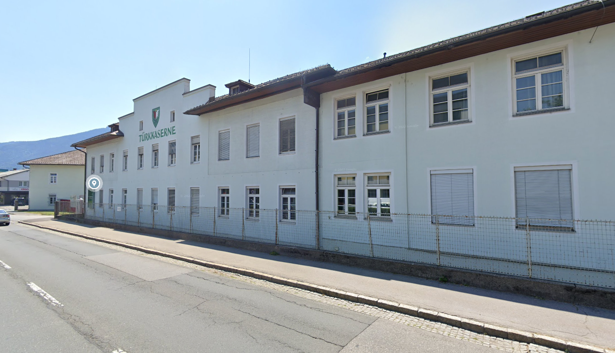 Die Kärntner Kaserne: hier löste sich ein Schuss