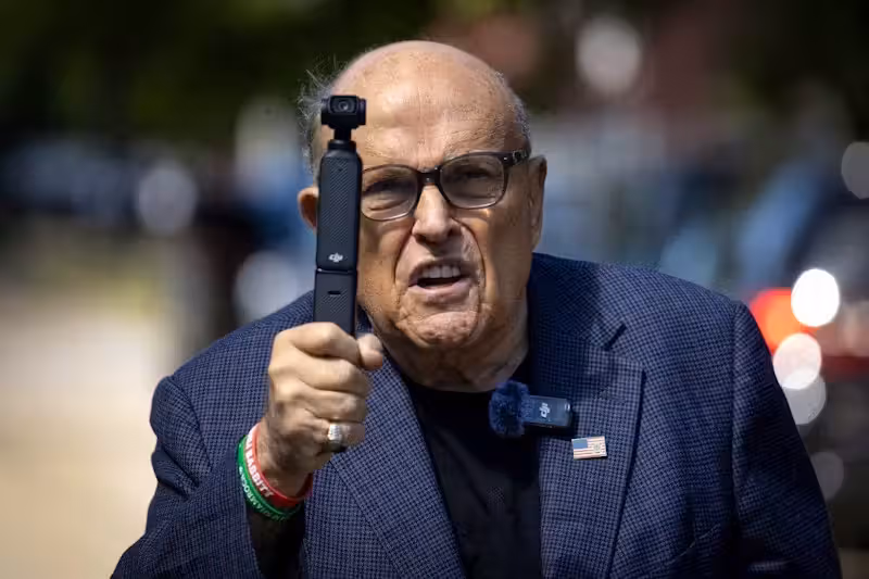 Hat Ende 2023 Insolvenz angemeldet: Trumps früherer Privatanwalt Rudy Giuliani. (Archivbild)