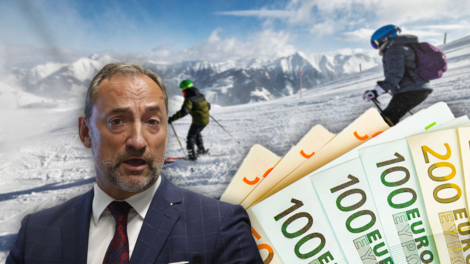 Ex-FPÖ-Chef Eustacchio soll Steuergeld für einen Skiurlaub verbrennt haben. 