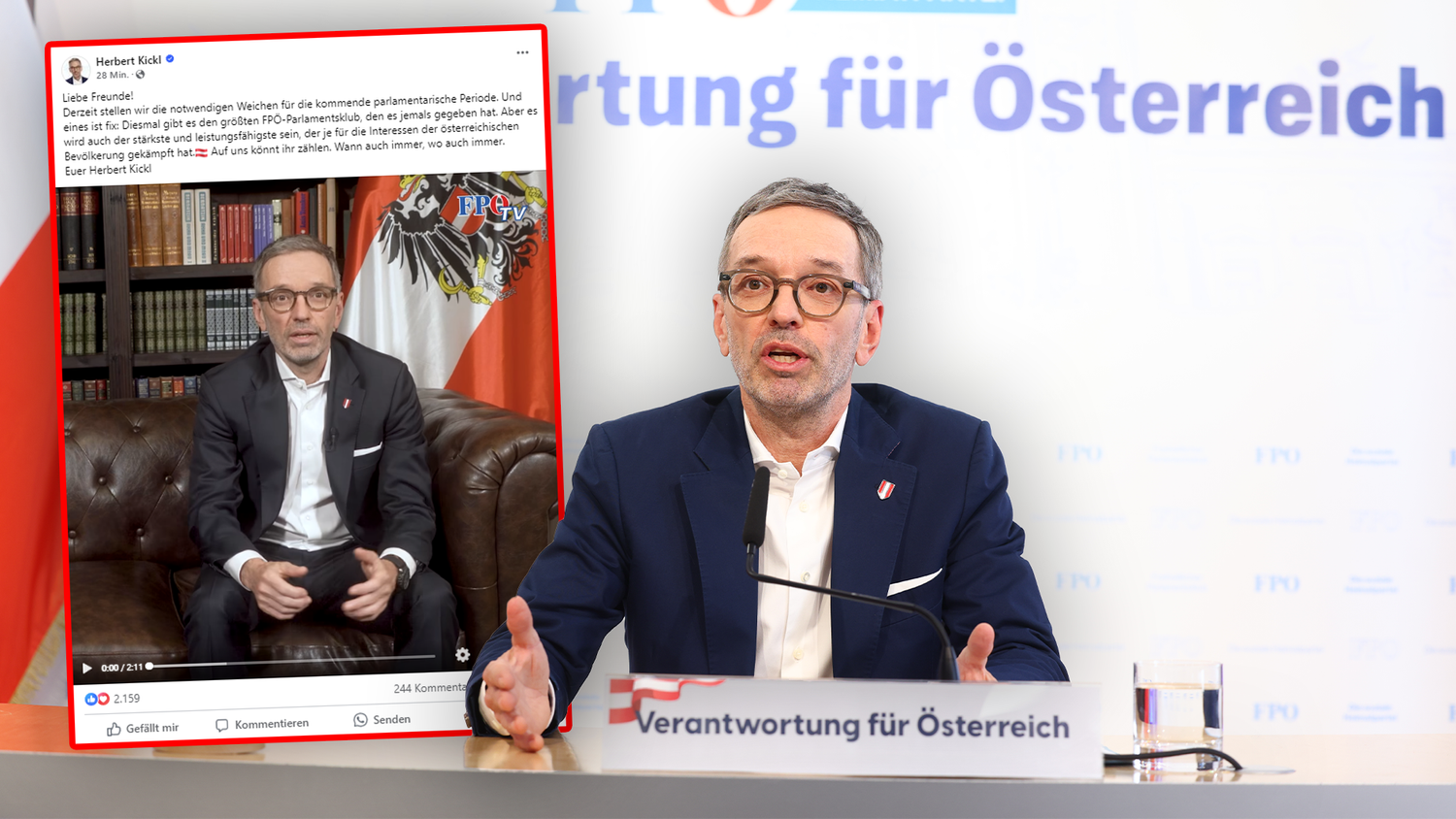 Heute.at - Rechtes Wort zur rechten Zeit – Kickl macht Ansage