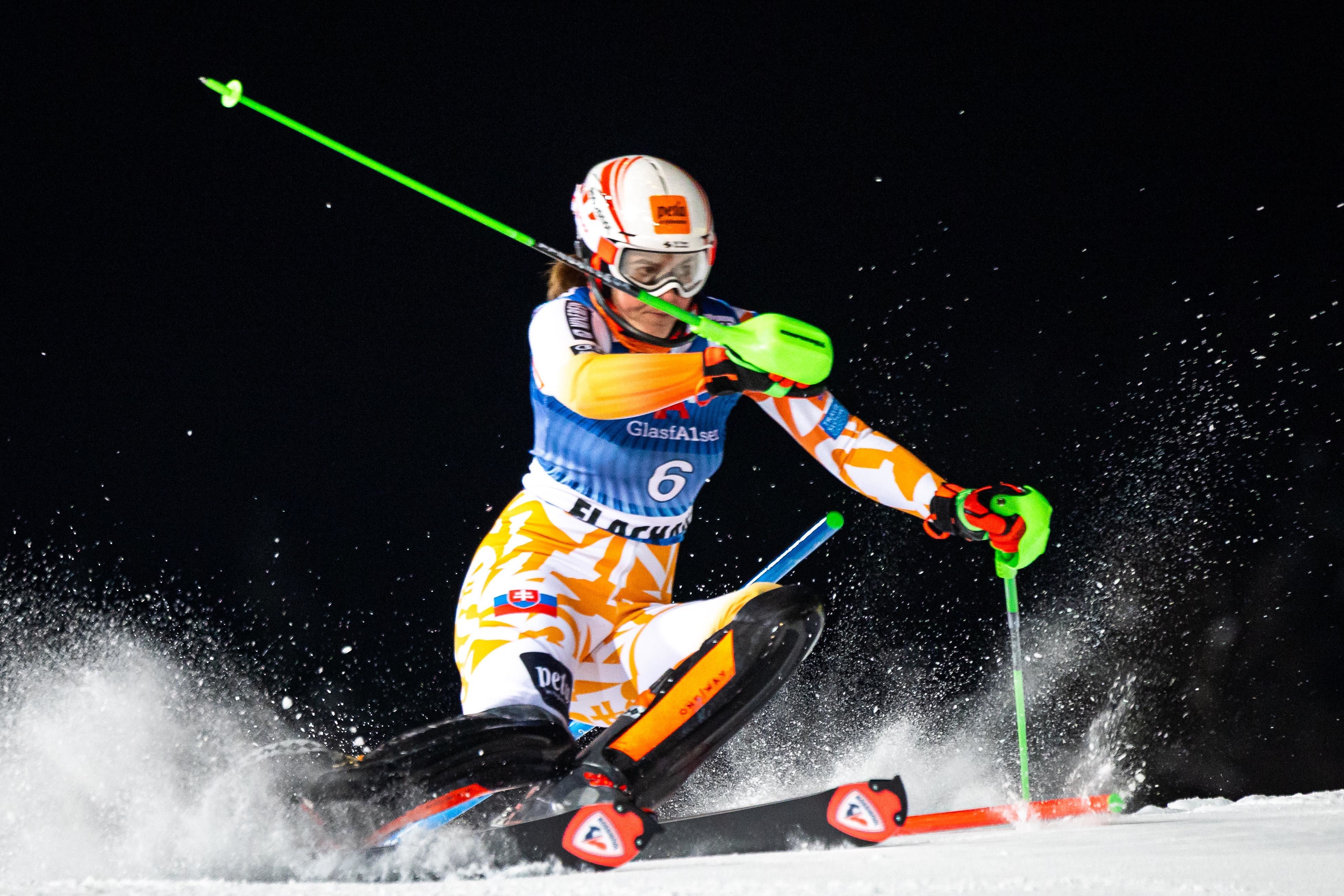 Petra Vlhova stürzte in Jasna schwer, muss noch pausieren.