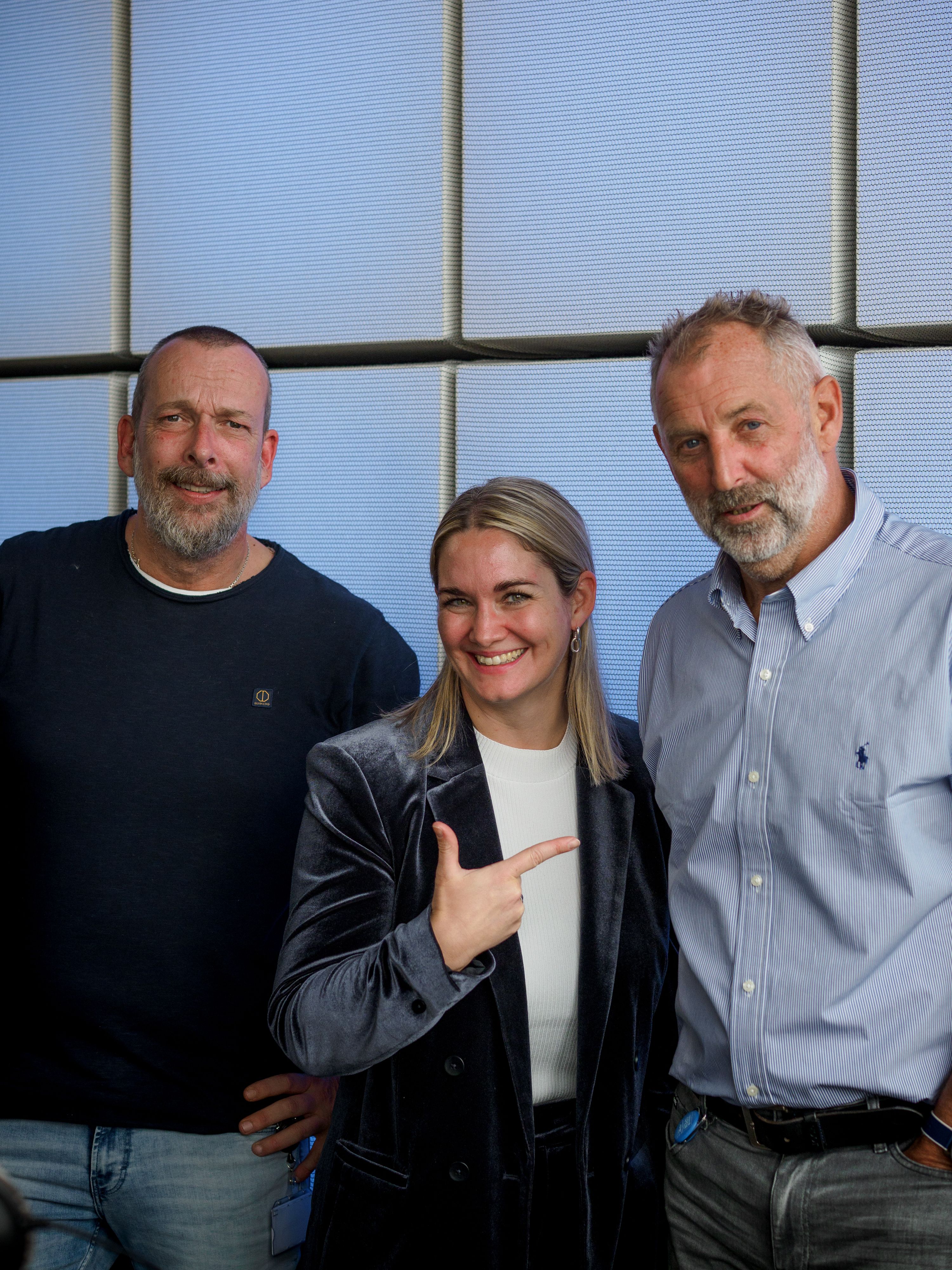 Die Ö3-Moderatoren Robert Kratky und Gabi Hiller trafen Thomas Muster zum Gespräch