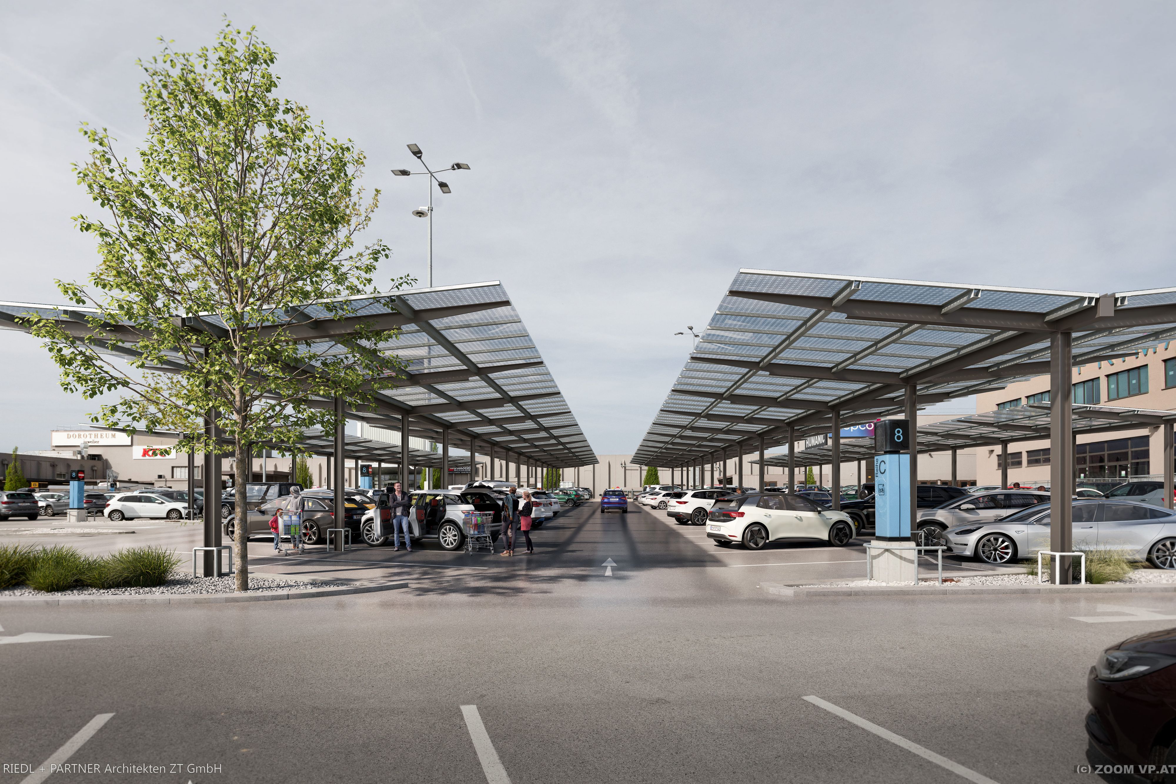 Heute.at - Schattige Parkplätze dank Photovoltaik