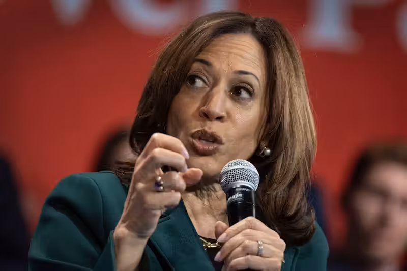 Will nicht auf hypothetische Szenarien eingehen: Kamala Harris. (21. Oktober 2024)