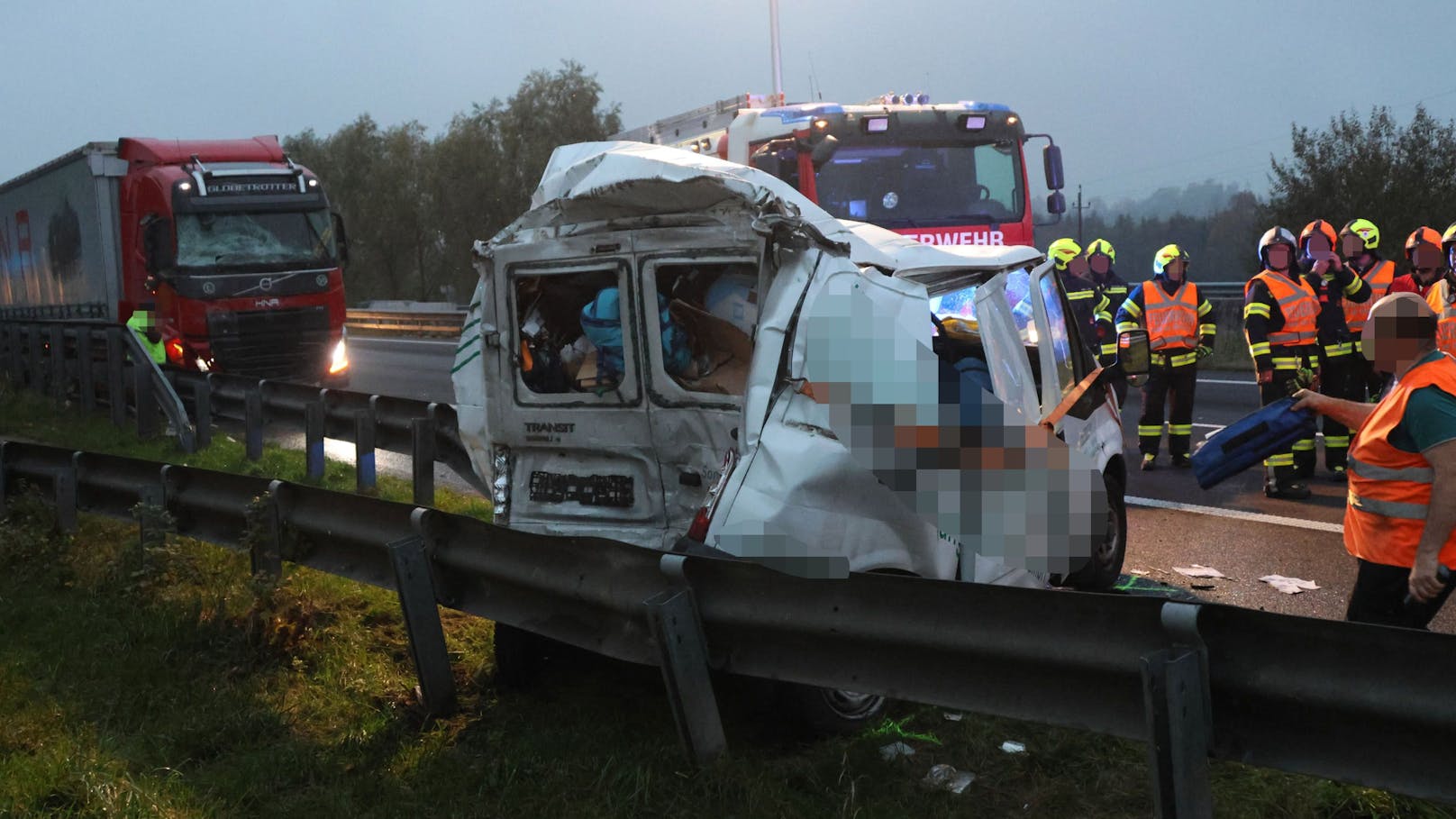 Die Feuerwehr im Einsatz