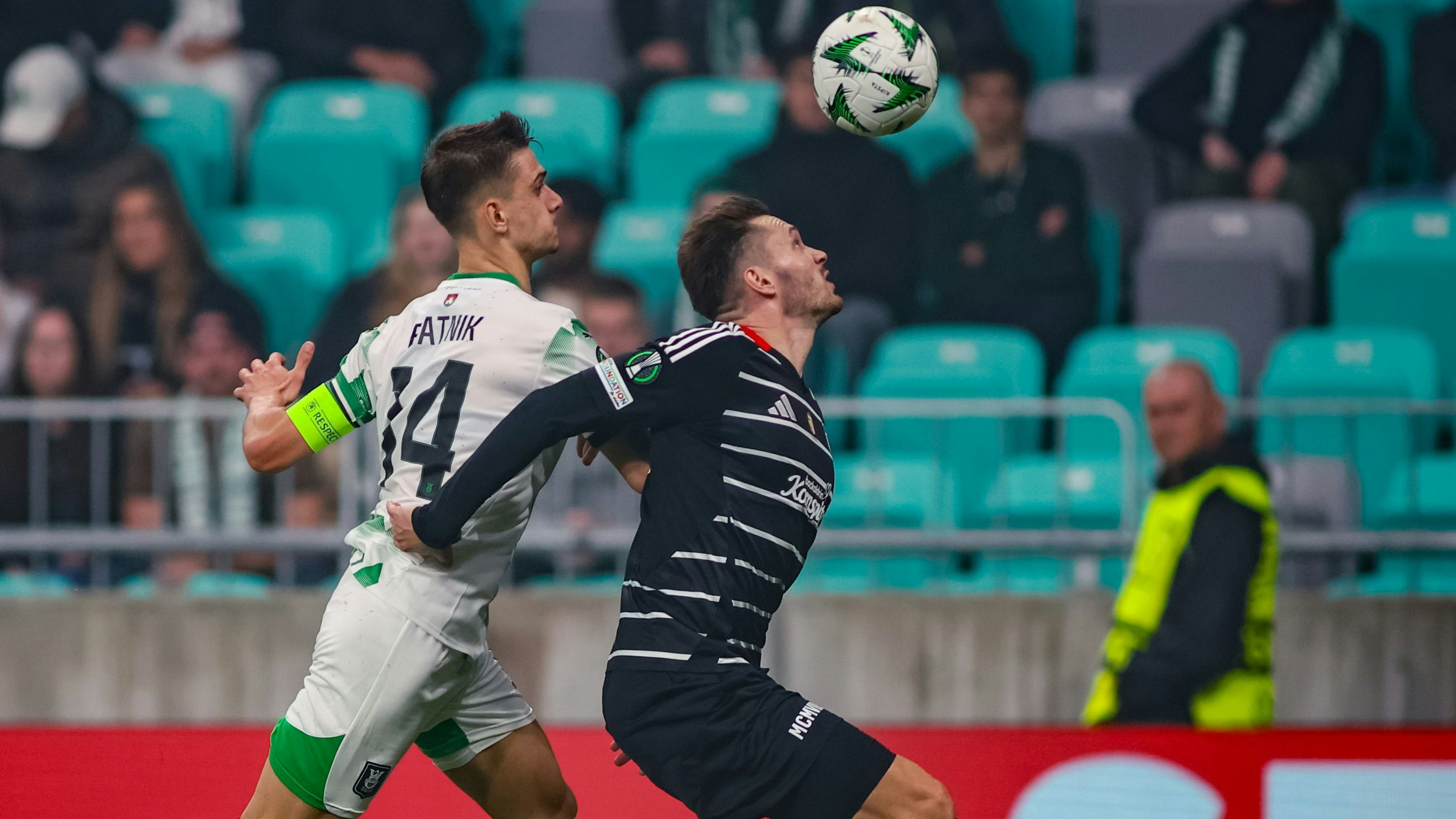 Der LASK im Conference-League-Duell gegen Olimpija Ljubljana. 