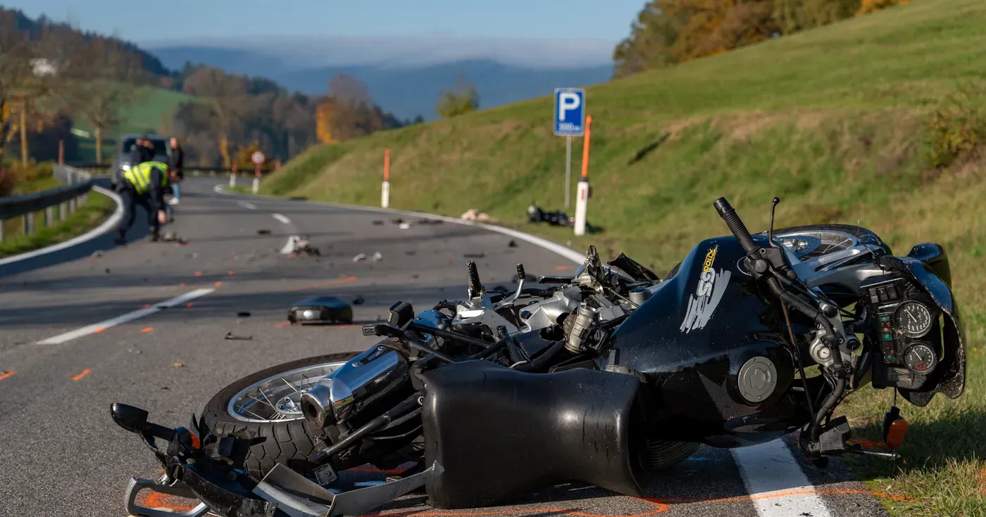 Der Lenker verstarb noch an der Unfallstelle. 