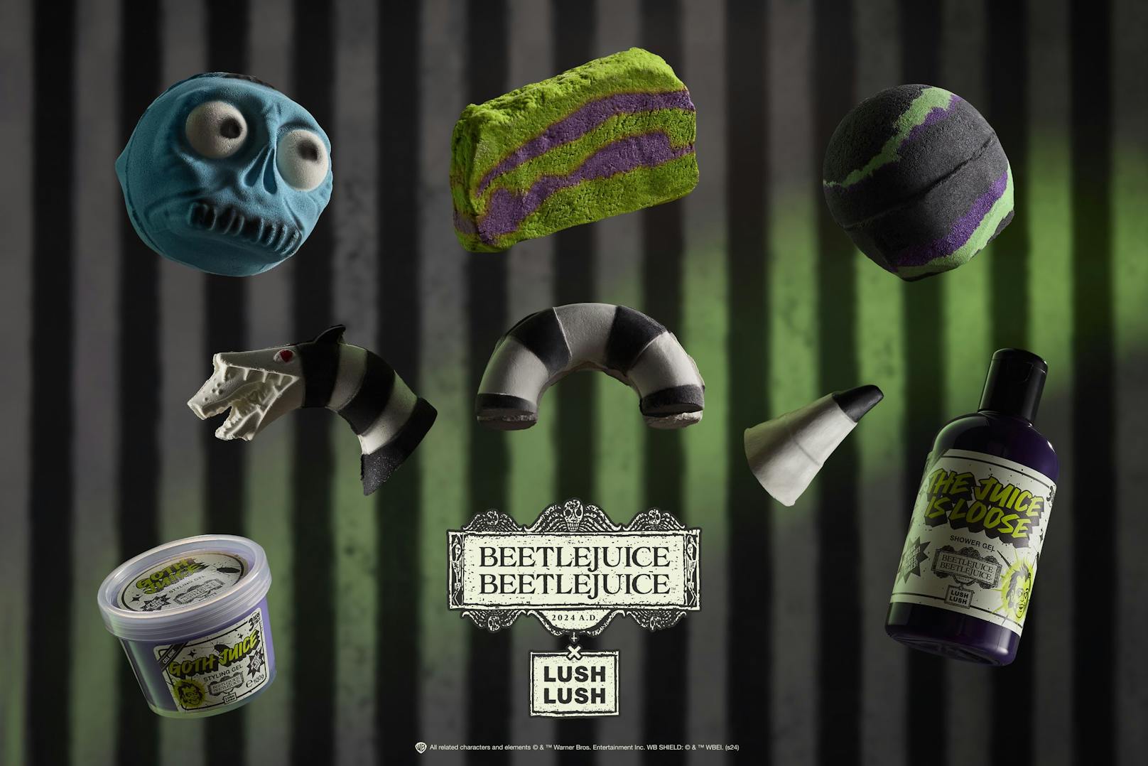 Zeit, dich wieder frisch und untot zu fühlen. Was könnte besser zu Halloween passen, als die neue "Beetlejuice Beetlejuice x Lush"-Kollektion.