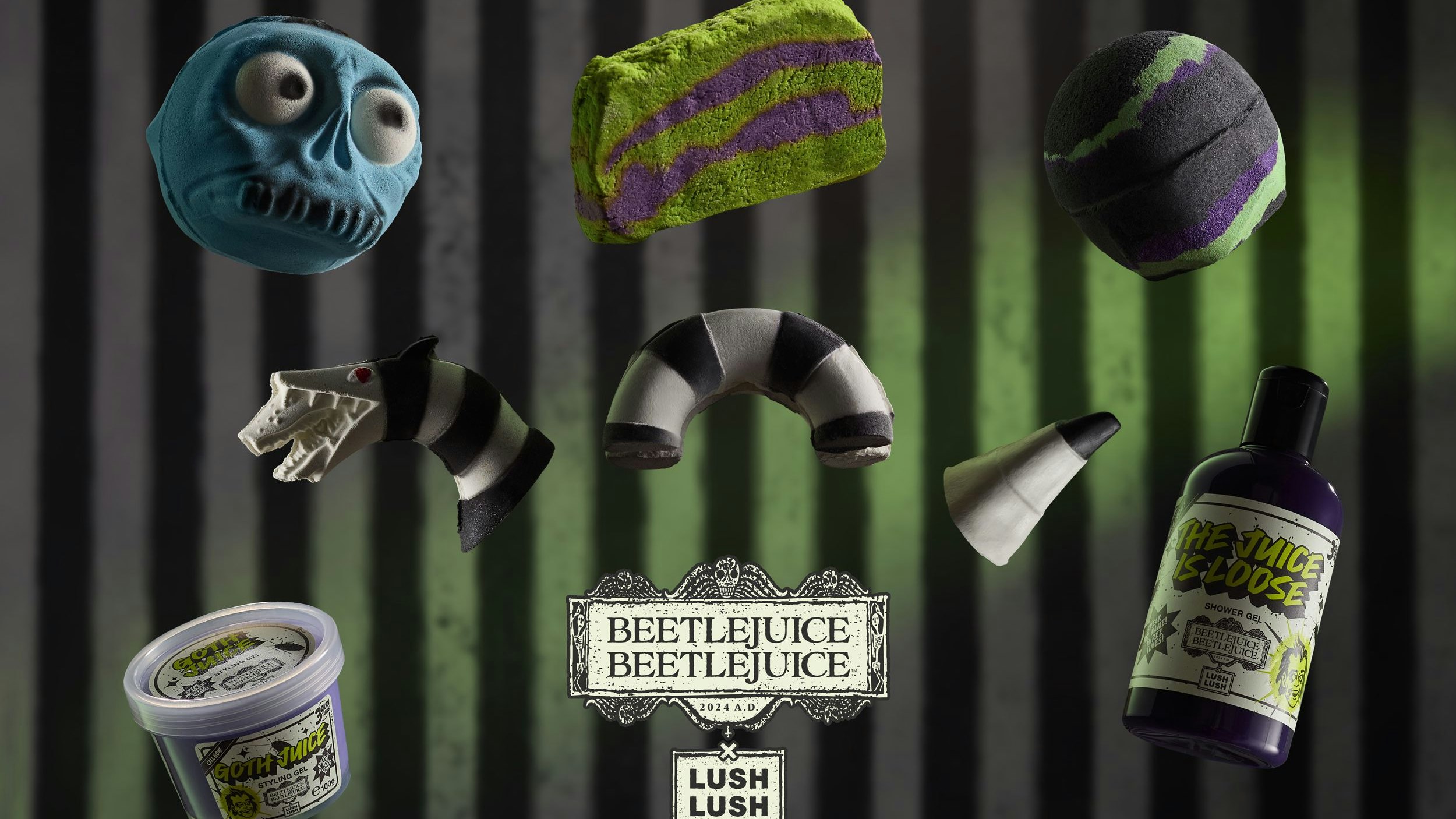 Zeit, dich wieder frisch und untot zu fühlen. Was könnte besser zu Halloween passen, als die neue "Beetlejuice Beetlejuice x Lush"-Kollektion.
